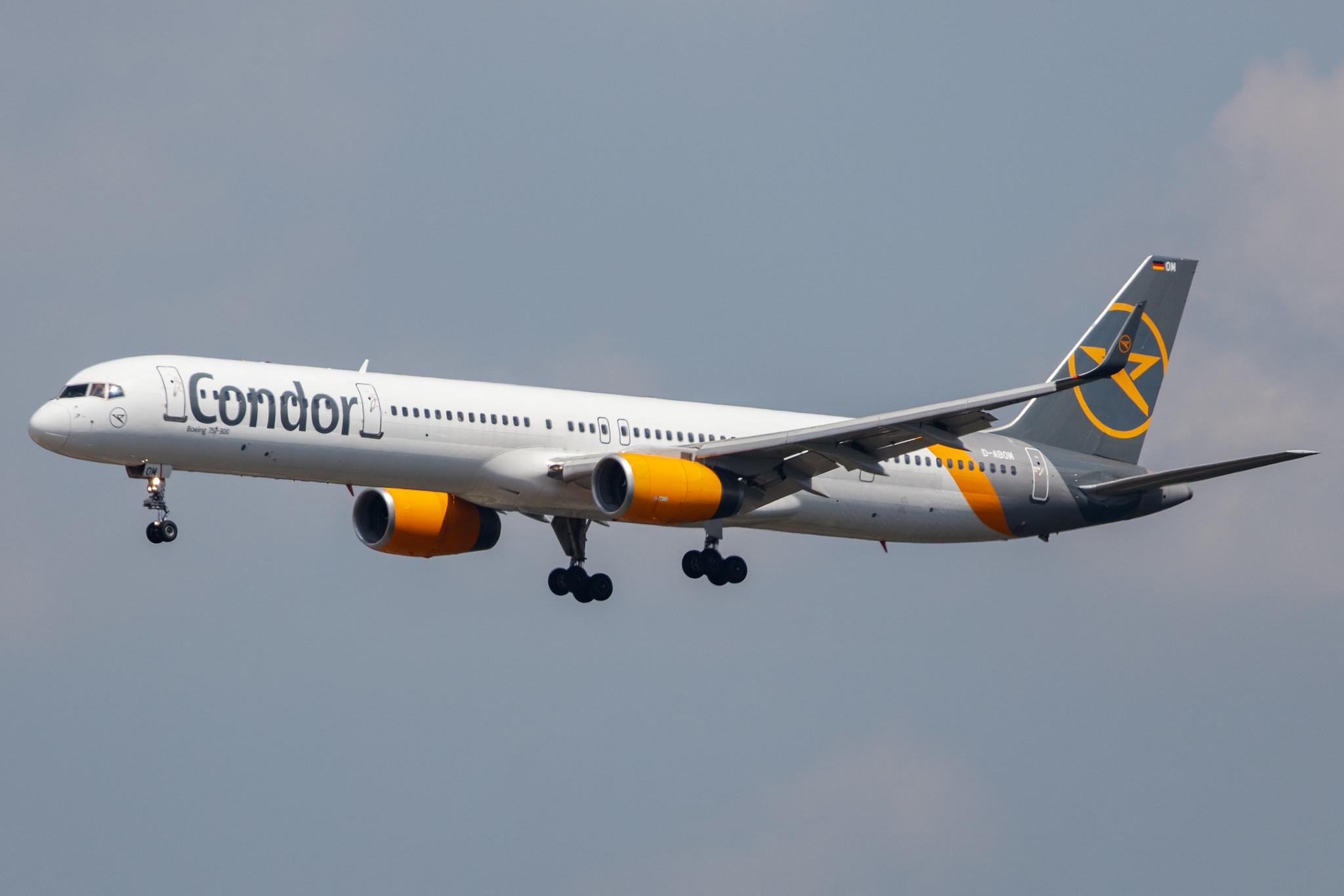 Frankfurt Airport: Condor (DE / CFG) |  Boeing 757-330 B753 | D-ABOM | MSN 29022