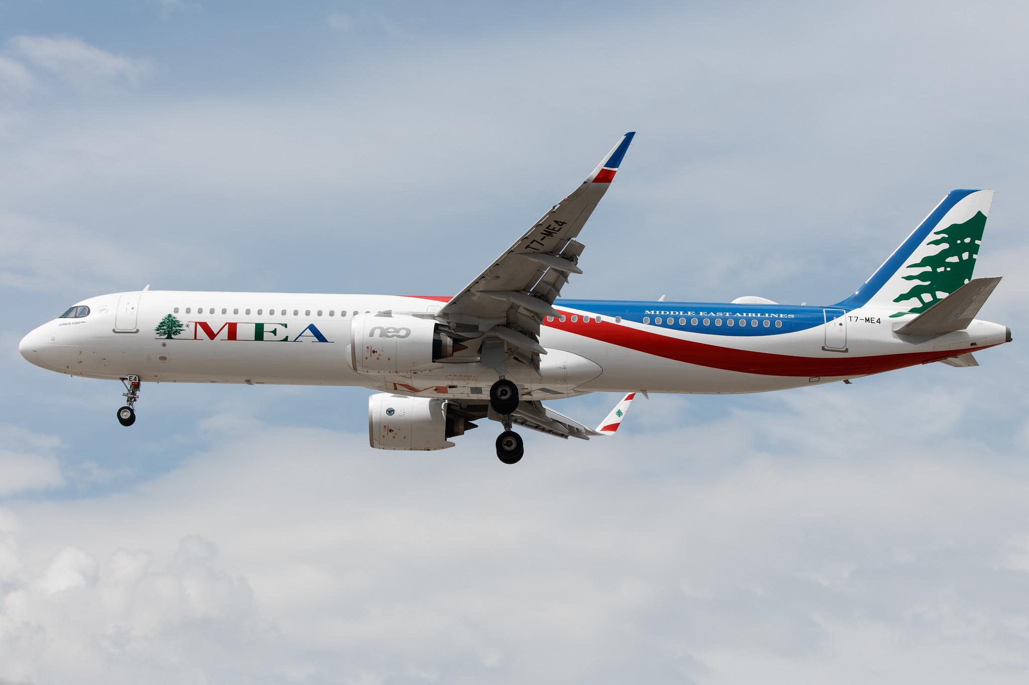 Frankfurt Airport: MEA (ME / MEA) |  Airbus A321-271NX A21N | T7-ME4 | MSN 10068