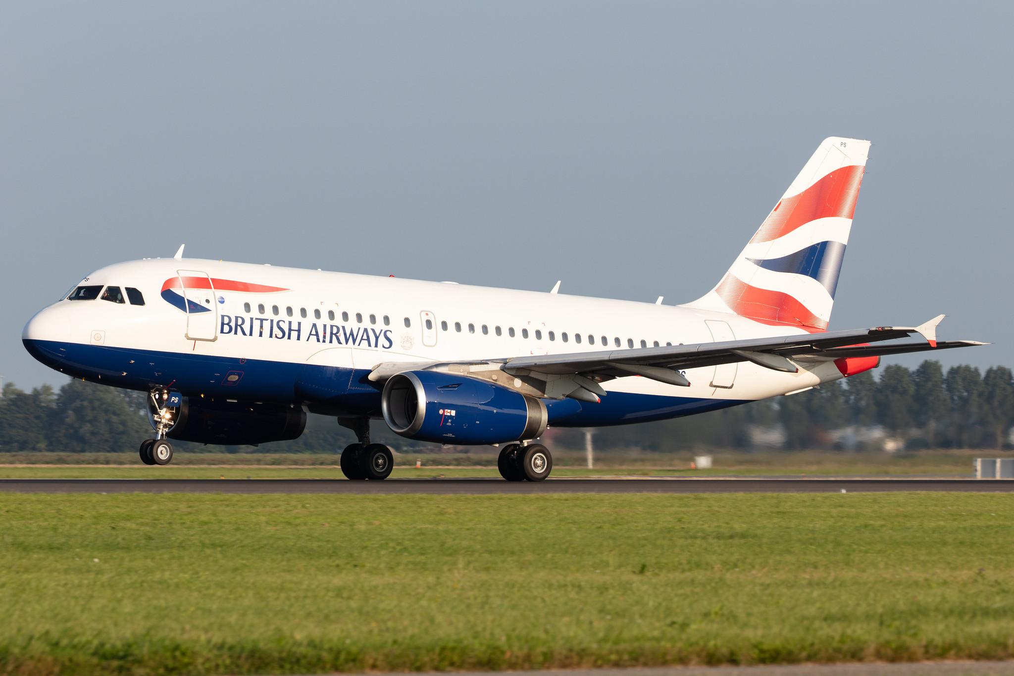 Amsterdam Schiphol: British Airways (BA / BAW) |  Airbus A319-131 A319 | G-EUPS | MSN 1338