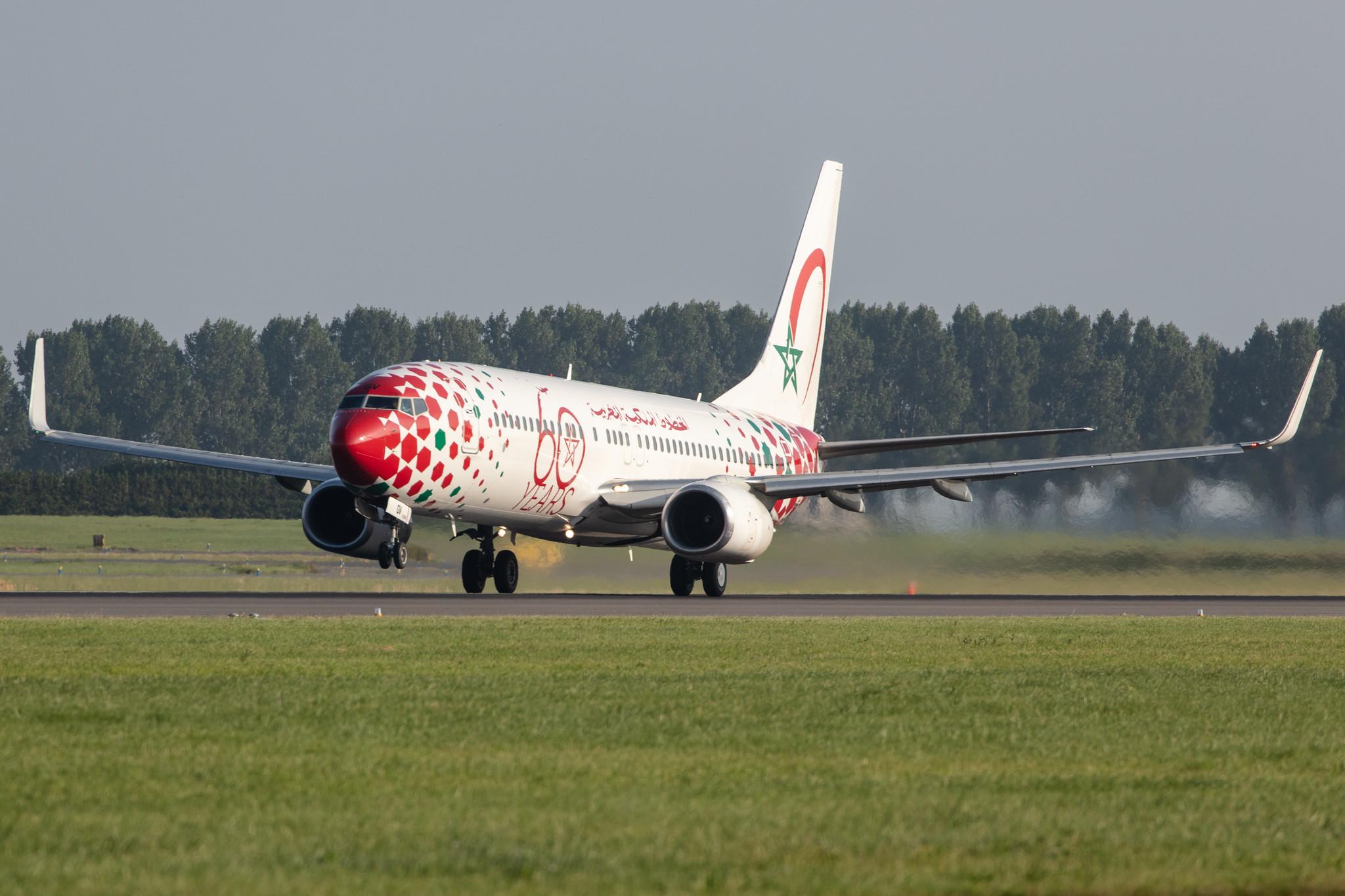 Amsterdam Schiphol: Royal Air Maroc (AT / RAM) |  Livery: 60 Years Livery |  Boeing 737-85P B738 | CN-RGV | MSN 33982