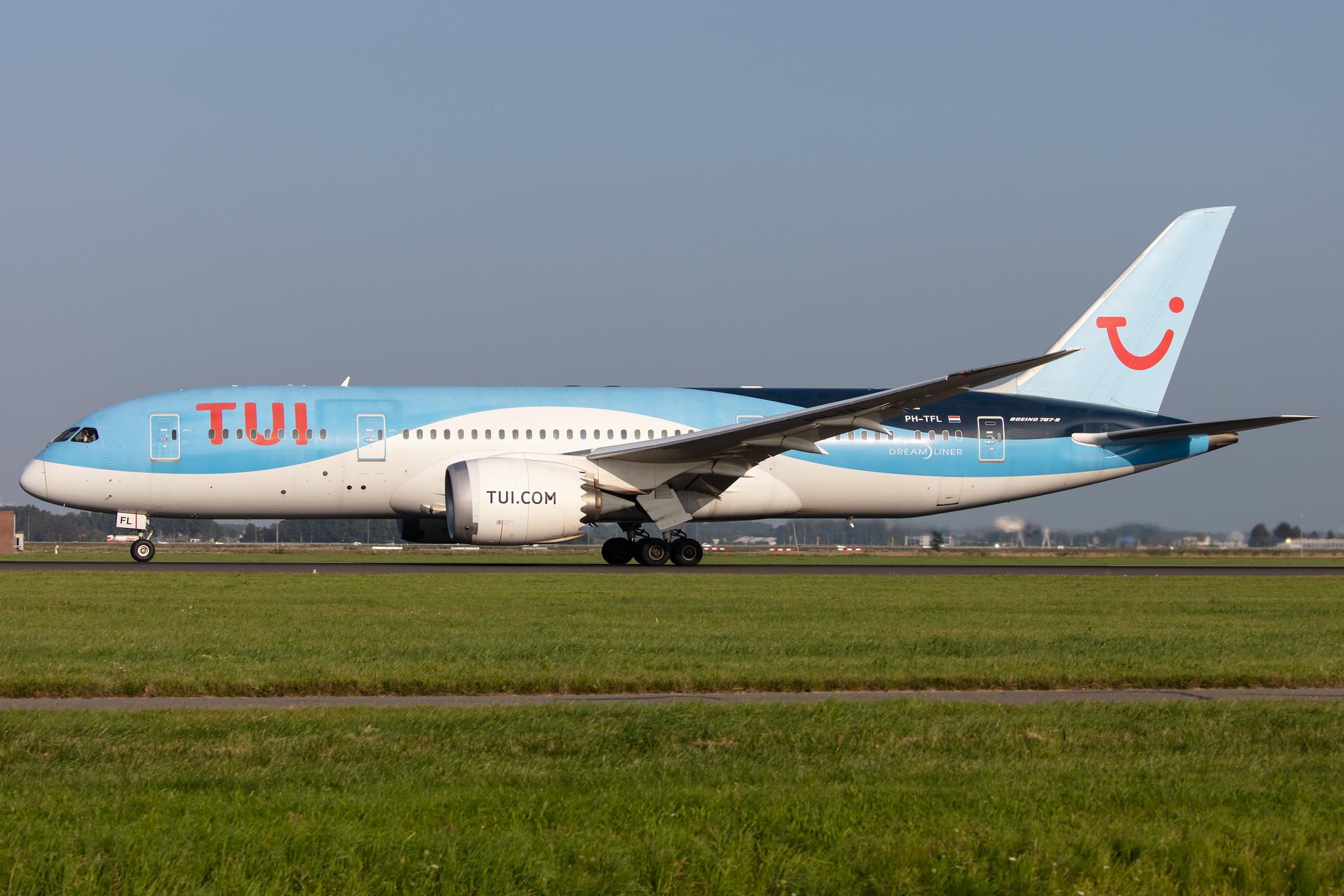 Amsterdam Schiphol: TUI (X3 / TUI) | Operator: TUI fly Netherlands |  Boeing 787-8 Dreamliner B788 | PH-TFL | MSN 37228