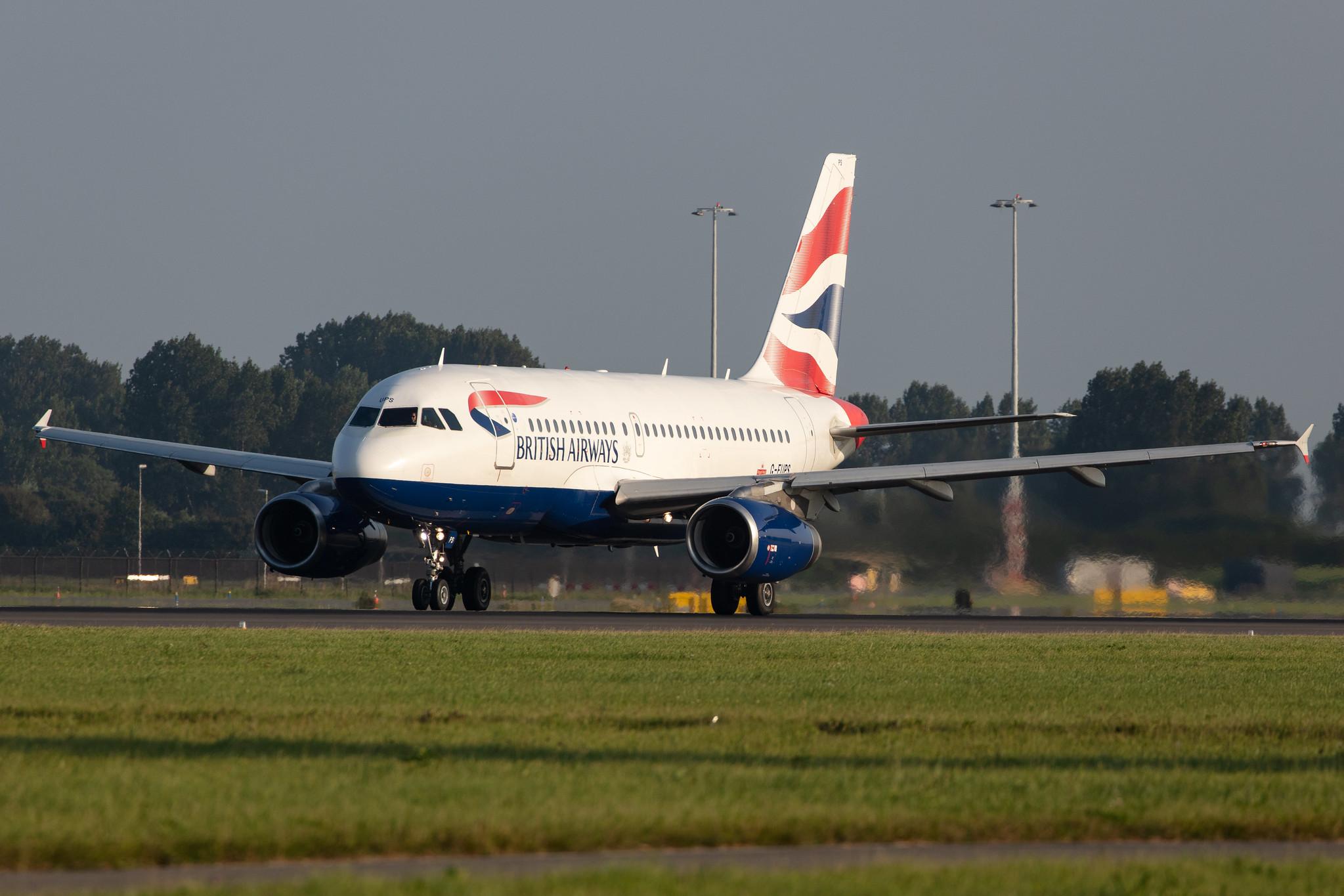 Amsterdam Schiphol: British Airways (BA / BAW) |  Airbus A319-131 A319 | G-EUPS | MSN 1338