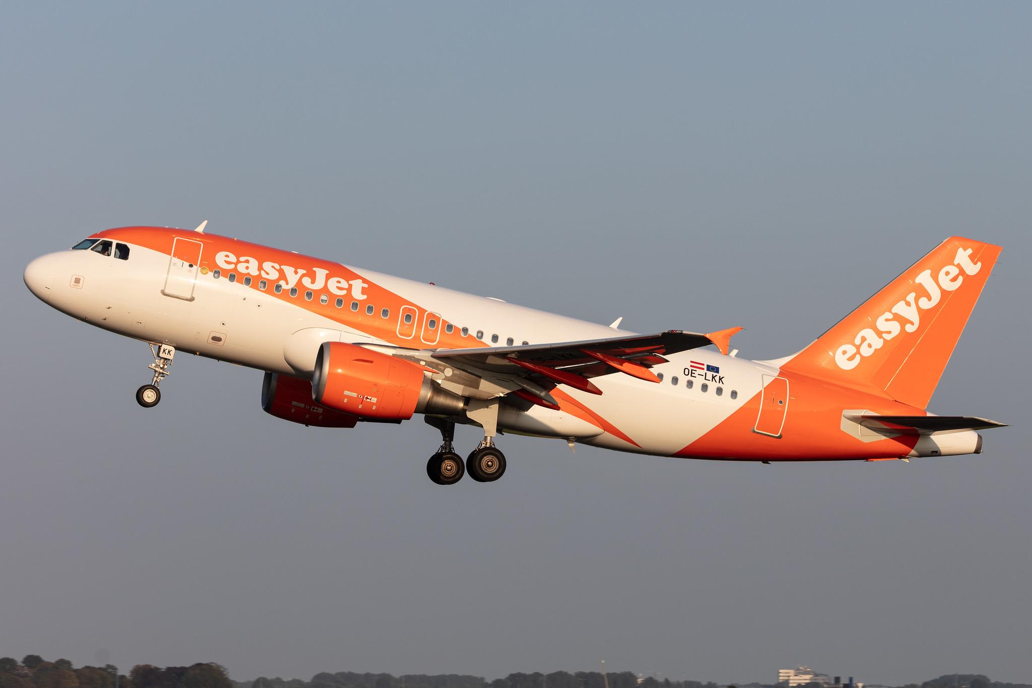 Amsterdam Schiphol: easyJet (U2 / EZY) | Operator: easyJet Europe |  Airbus A319-111 A319 | OE-LKK | MSN 3426