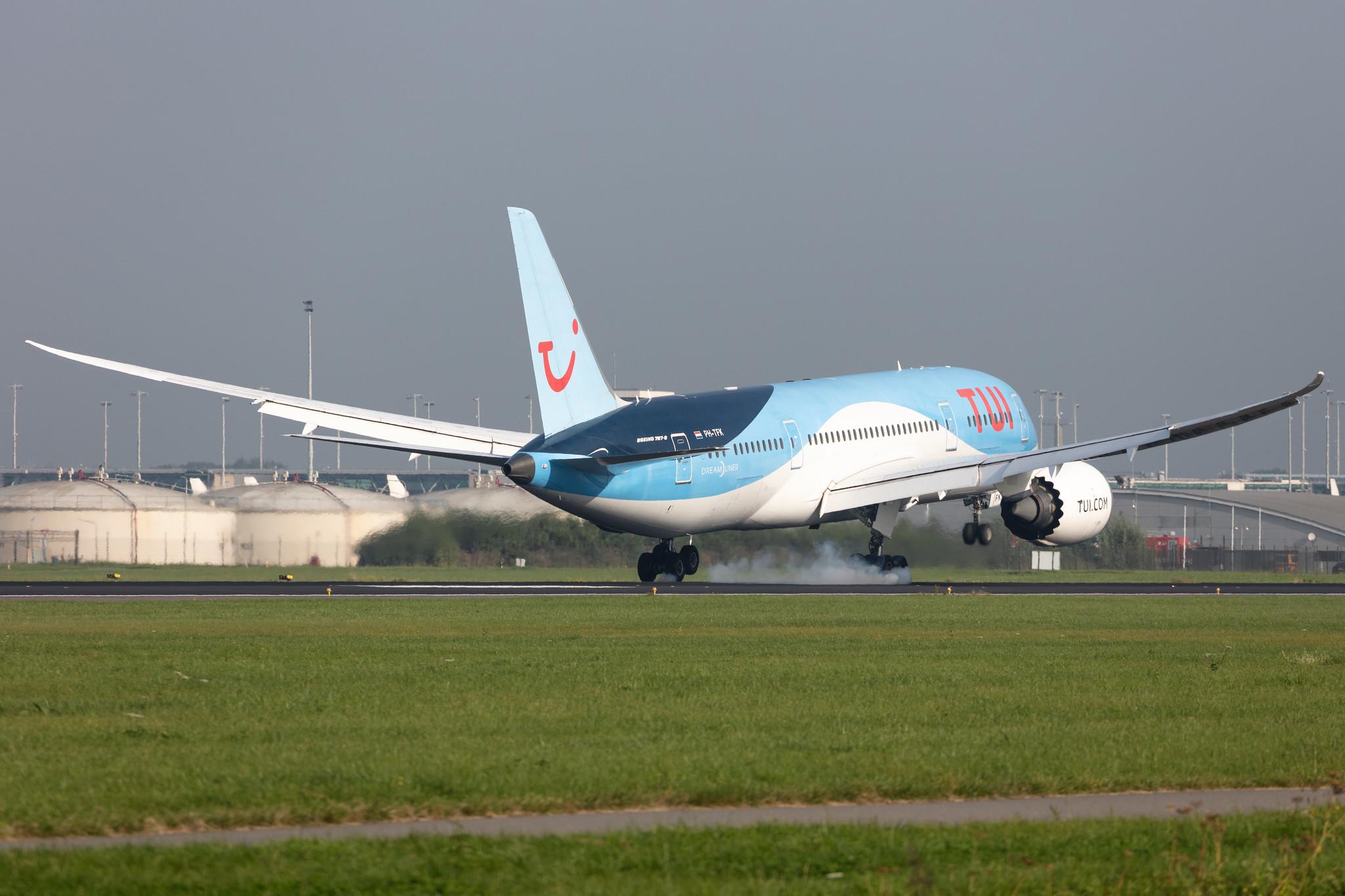Amsterdam Schiphol: TUI (X3 / TUI) | Operator: TUI fly Netherlands |  Boeing 787-8 Dreamliner B788 | PH-TFK | MSN 36427