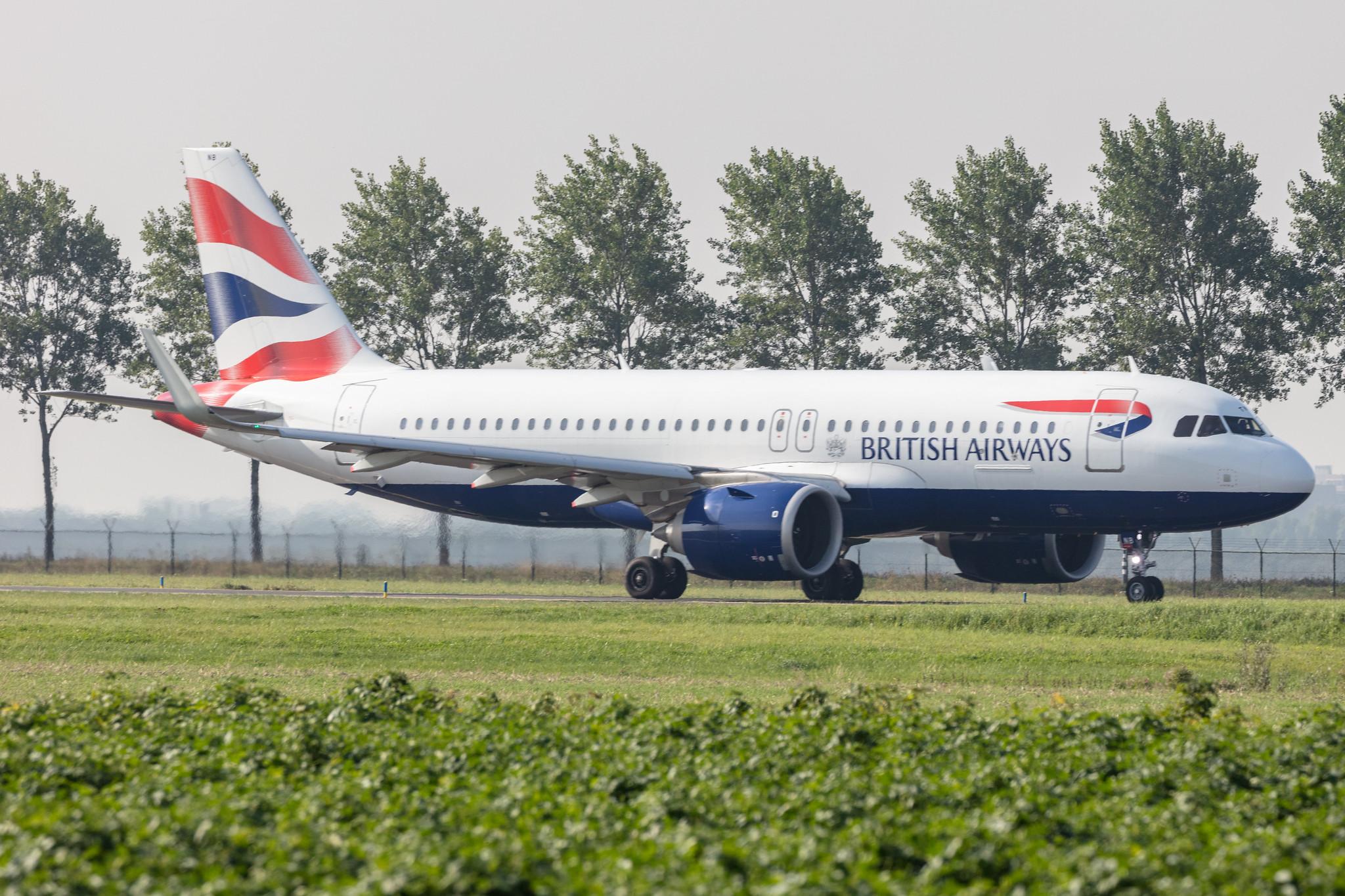 Amsterdam Schiphol: British Airways (BA / BAW) |  Airbus A320-251N A20N | G-TTNB  | MSN 8139