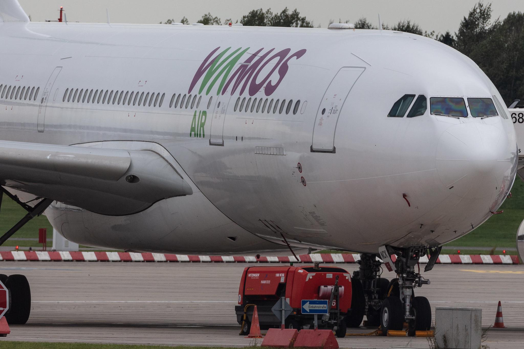 Hamburg Airport: Wamos Air (EB / PLM) |  Airbus A330-243 A332 | EC-NCK | MSN 0840