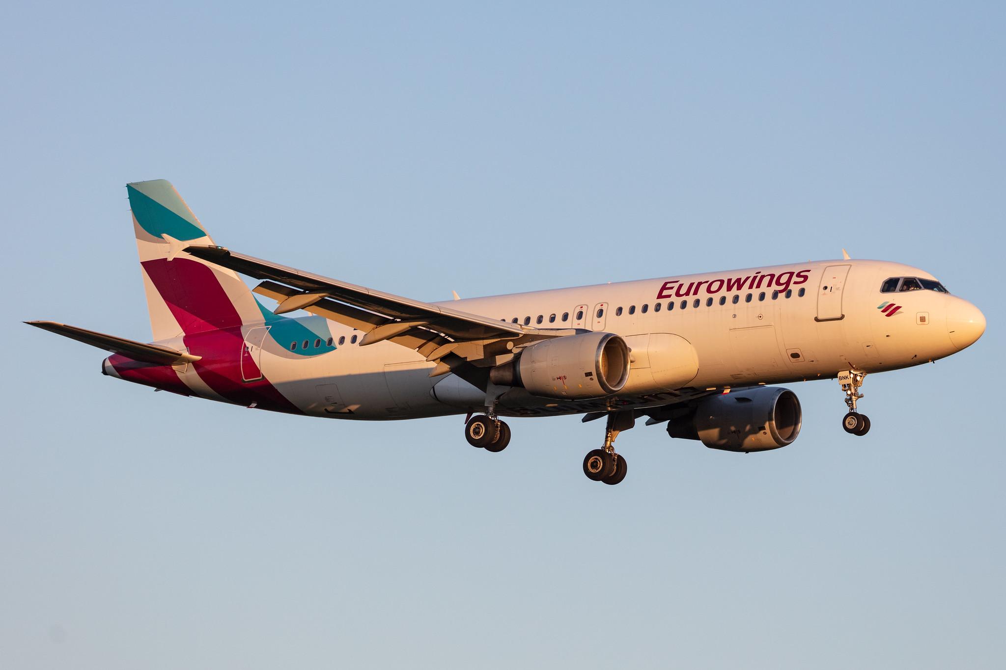 Hamburg Airport: Eurowings (EW / EWG) |  Airbus A320-214 A320 | D-ABNK | MSN 1769