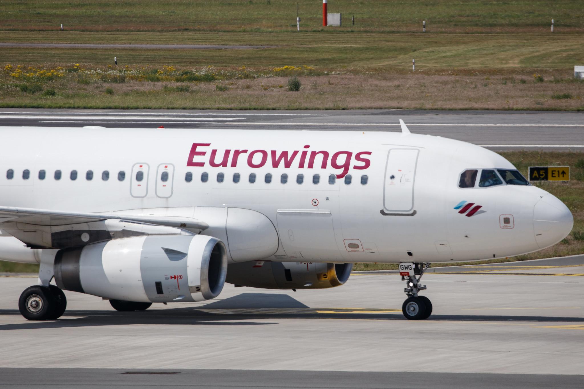 Hamburg Airport: Eurowings (EW / EWG) |  Airbus A319-132 A319 | D-AGWG | MSN 3193