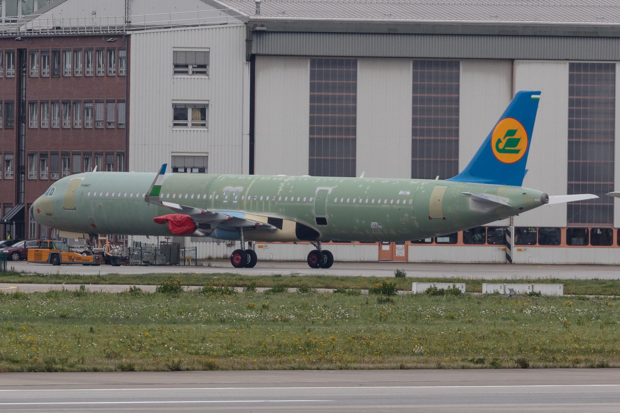 Hamburg Finkenwerder: Uzbekistan Airways (HY / UZB) | Airbus A321-253NX (A21N)  | n/a | MSN 10507