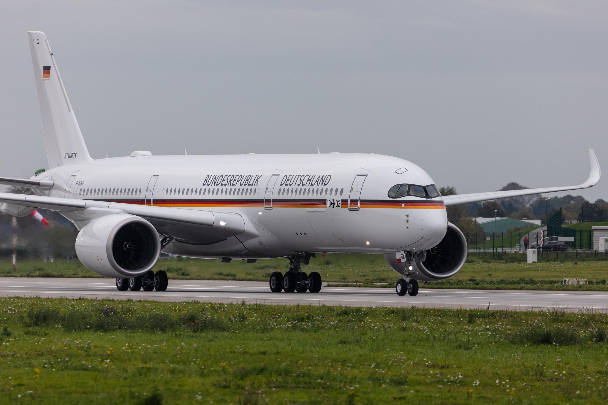 Hamburg Finkenwerder: German Air Force (/ GAF) | Airbus A350-941 (A359)  | F-WJKO | MSN 526