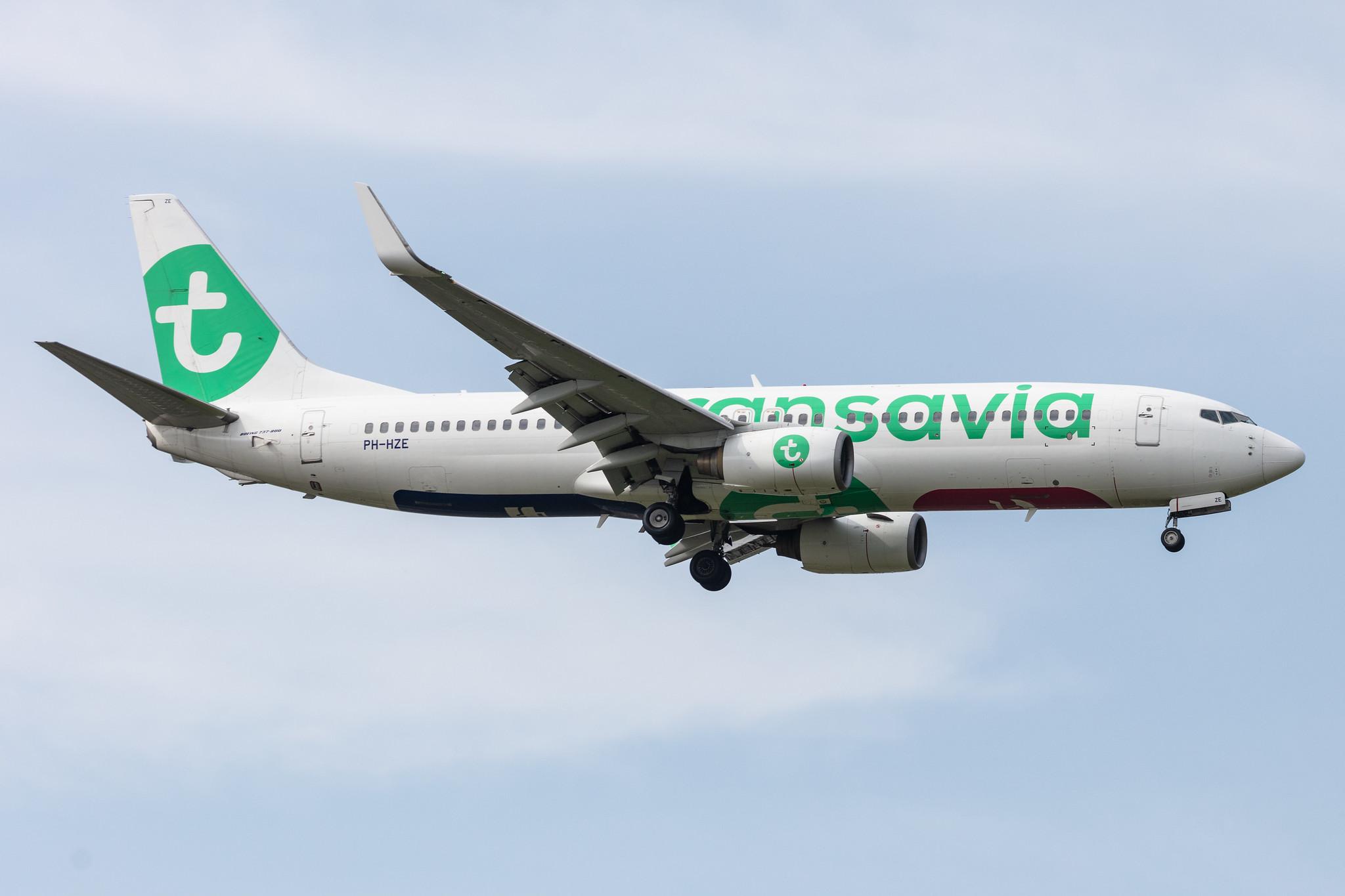 Amsterdam Schiphol: Transavia (HV / TRA) |  Boeing 737-8K2 B738 | PH-HZE | MSN 28377