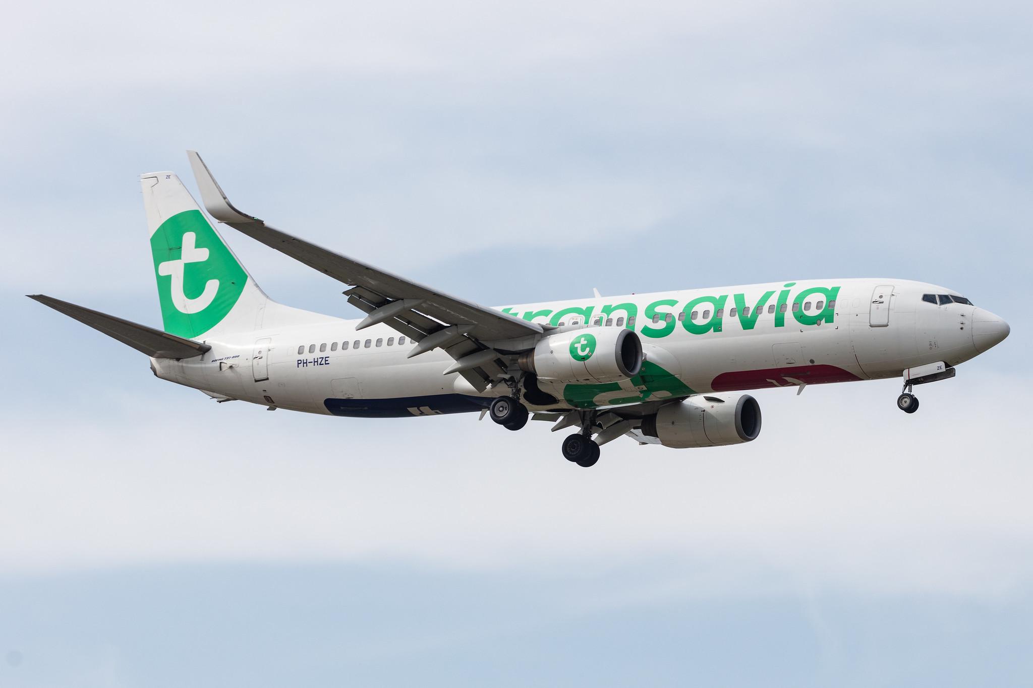 Amsterdam Schiphol: Transavia (HV / TRA) |  Boeing 737-8K2 B738 | PH-HZE | MSN 28377