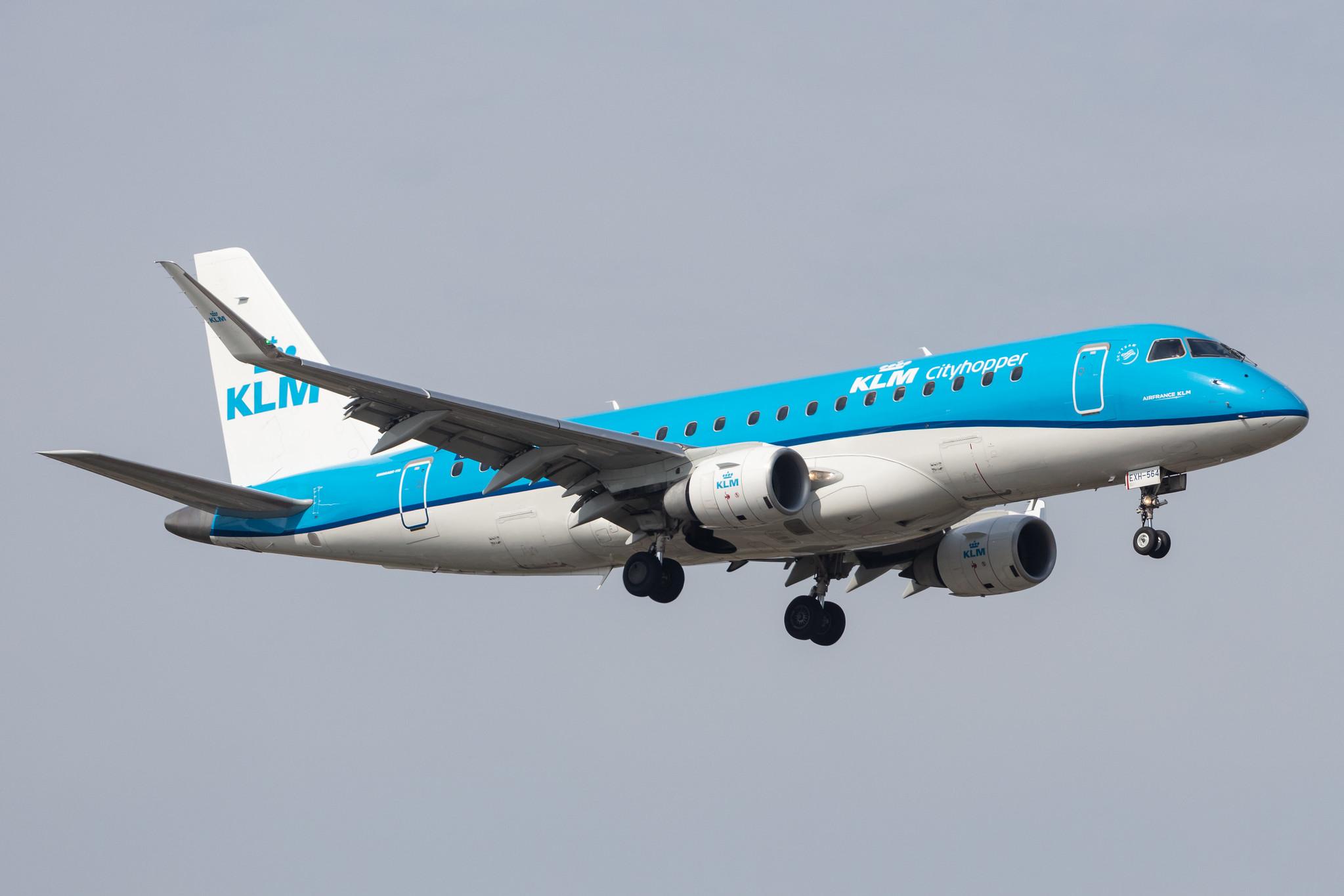 Amsterdam Schiphol: KLM (KL / KLM) | Operator: KLM Cityhopper |  Embraer E175STD E75S | PH-EXH | MSN 17000564