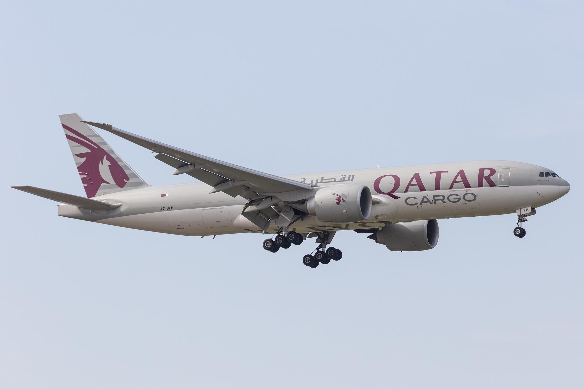 Amsterdam Schiphol: Qatar Cargo (QR / QTR) | Operator: Qatar Airways |  Boeing 777-FDZ B77L | A7-BFH | MSN 42298