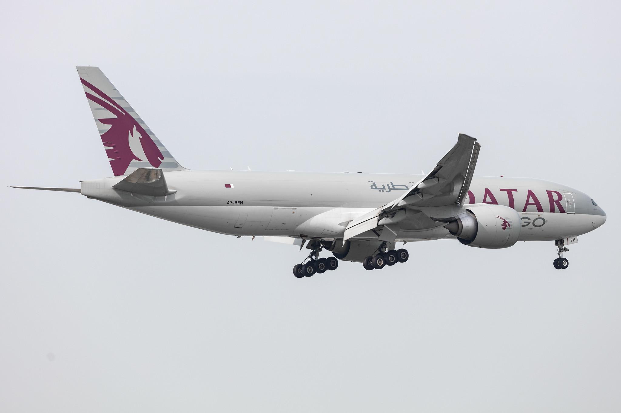 Amsterdam Schiphol: Qatar Cargo (QR / QTR) | Operator: Qatar Airways |  Boeing 777-FDZ B77L | A7-BFH | MSN 42298