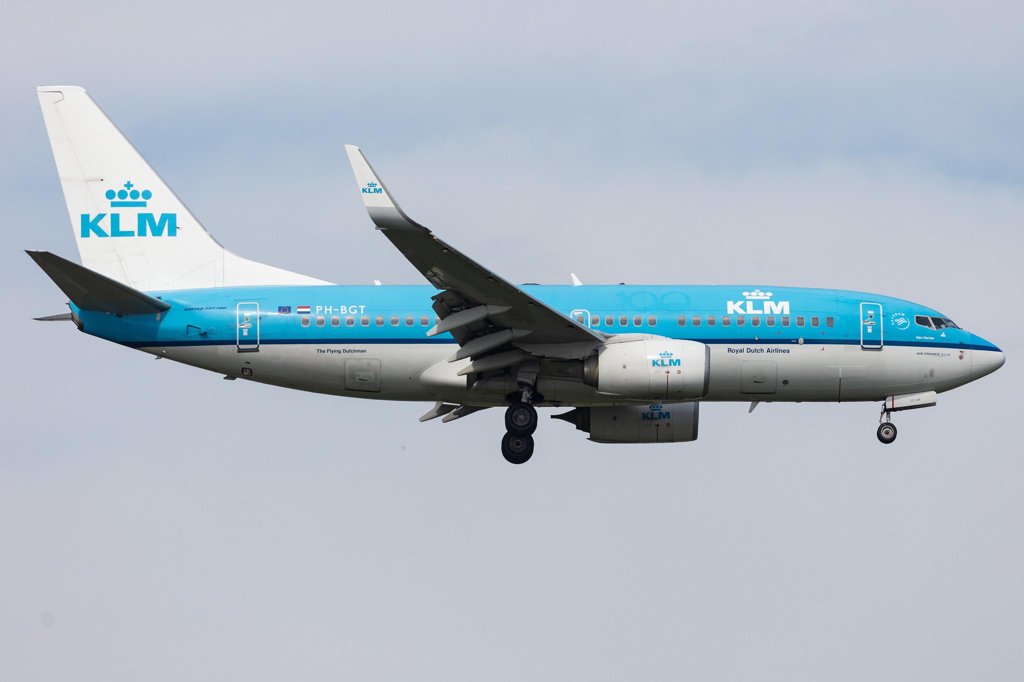 Amsterdam Schiphol: KLM (KL / KLM) |  Boeing 737-7K2 B737 | PH-BGT | MSN 38634
