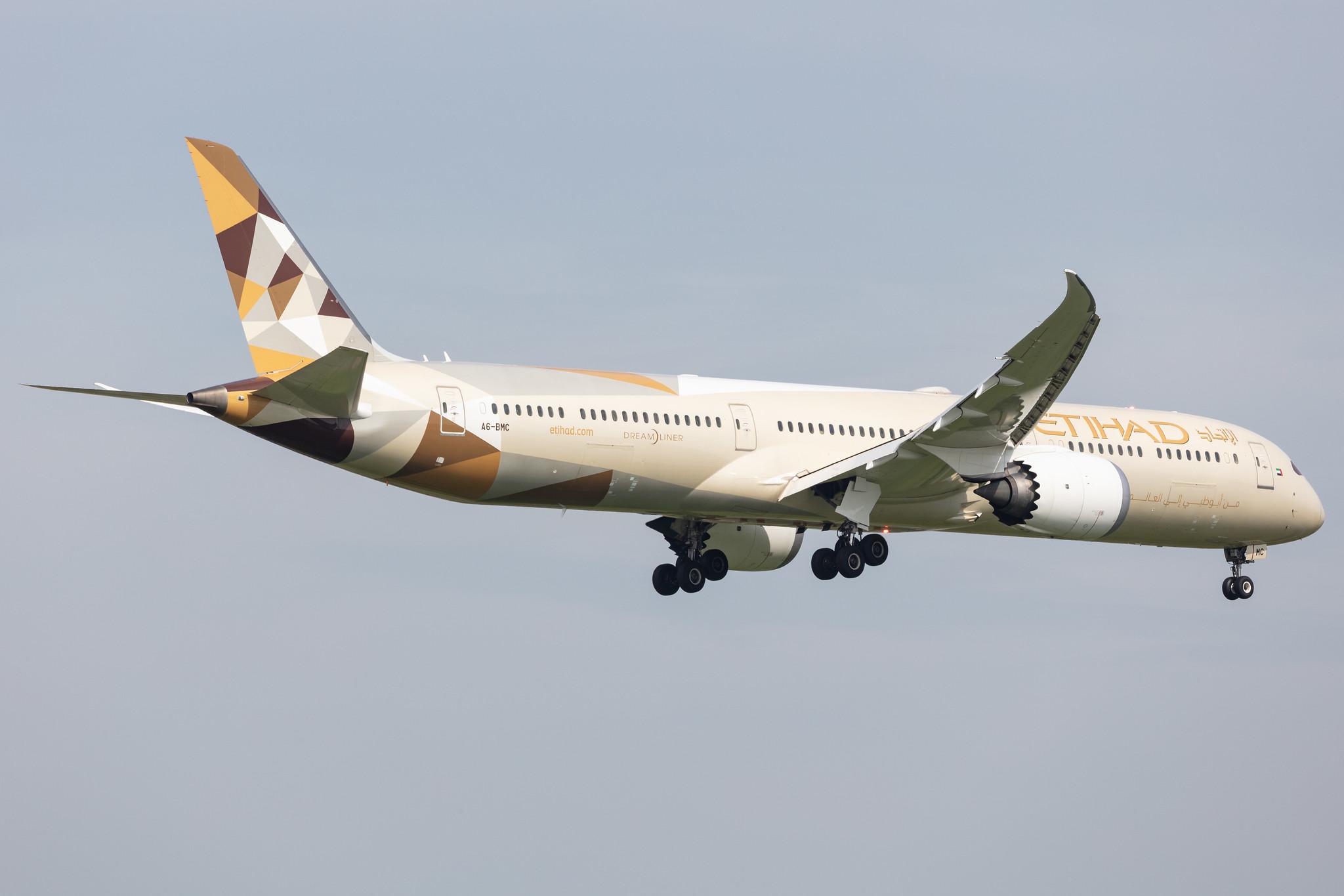 Amsterdam Schiphol: Etihad Airways (EY / ETD) |  Boeing 787-10 Dreamliner B78X | A6-BMC | MSN 60757