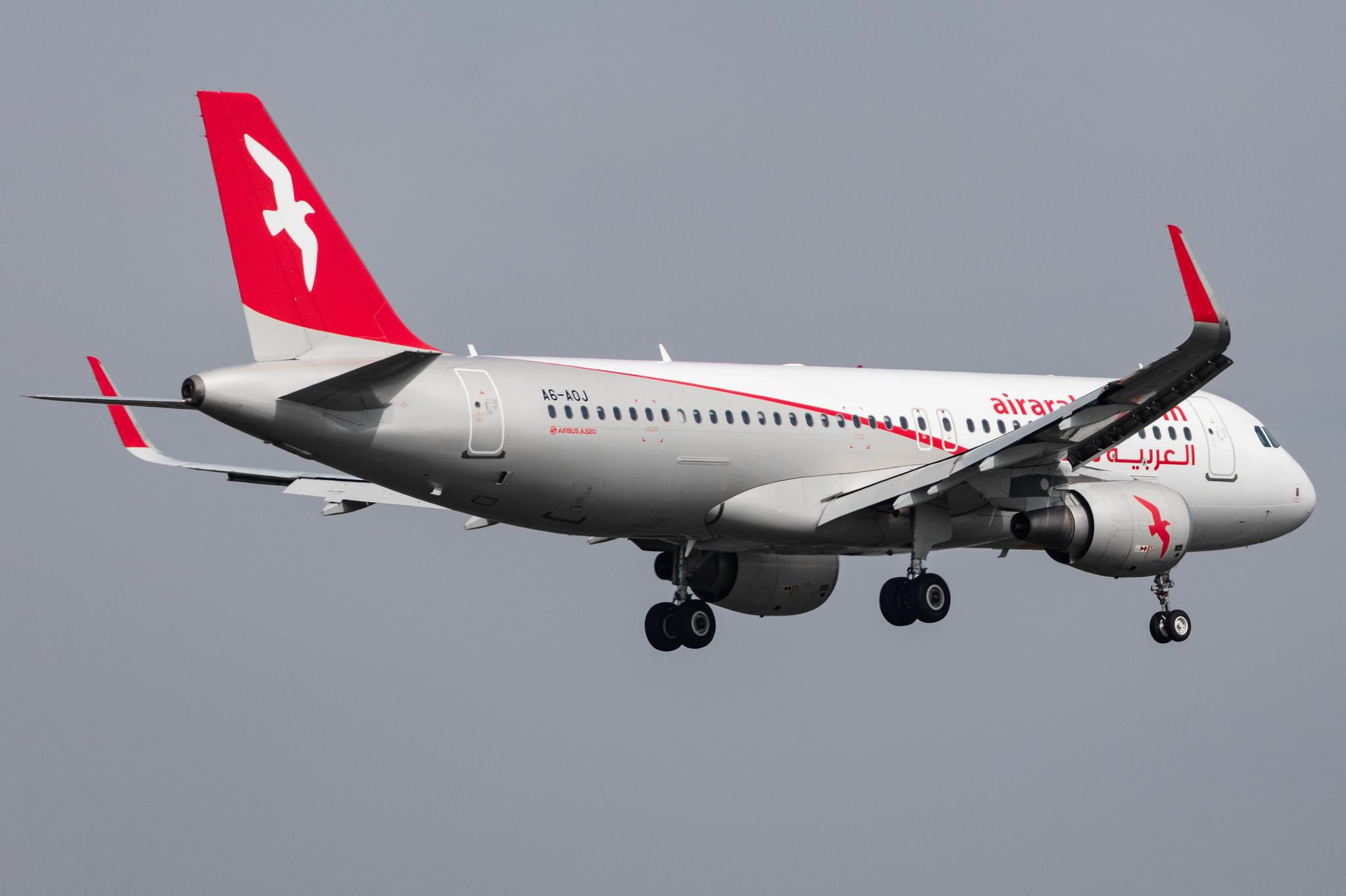 Amsterdam Schiphol: Air Arabia (G9 / ABY) | Operator: Air Arabia Abu Dhabi |  Airbus A320-214 A320 | A6-AOJ | MSN 6665