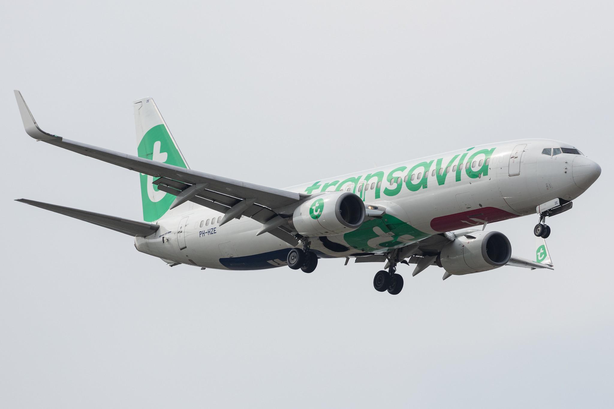 Amsterdam Schiphol: Transavia (HV / TRA) |  Boeing 737-8K2 B738 | PH-HZE | MSN 28377