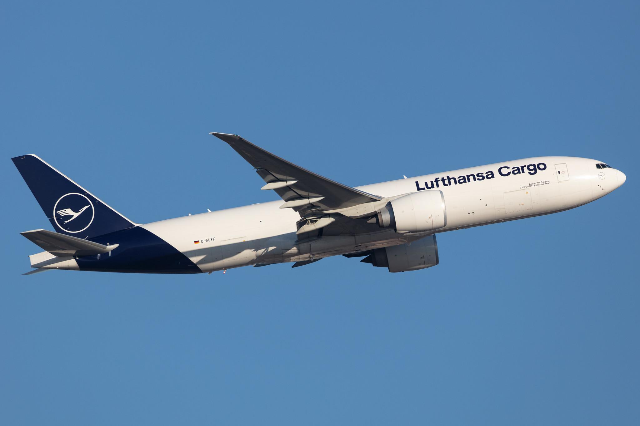 Frankfurt Airport: Lufthansa Cargo (/ GEC) |  Boeing 777-F B77L | D-ALFF | MSN 66089