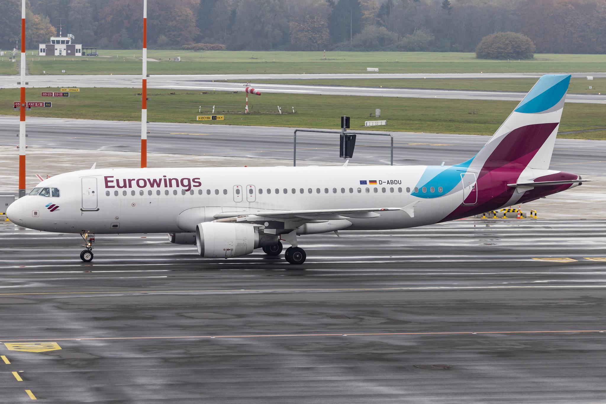 Hamburg Airport: Eurowings (EW / EWG) |  Airbus A320-214 A320 | D-ABDU | MSN 3516