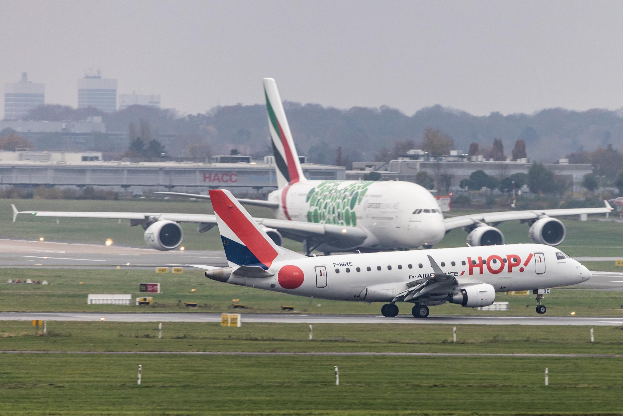 Hamburg Airport: Air France (AF / AFR) | Operator: Air France Hop |  Embraer E170STD E170 | F-HBXE | MSN 17000286