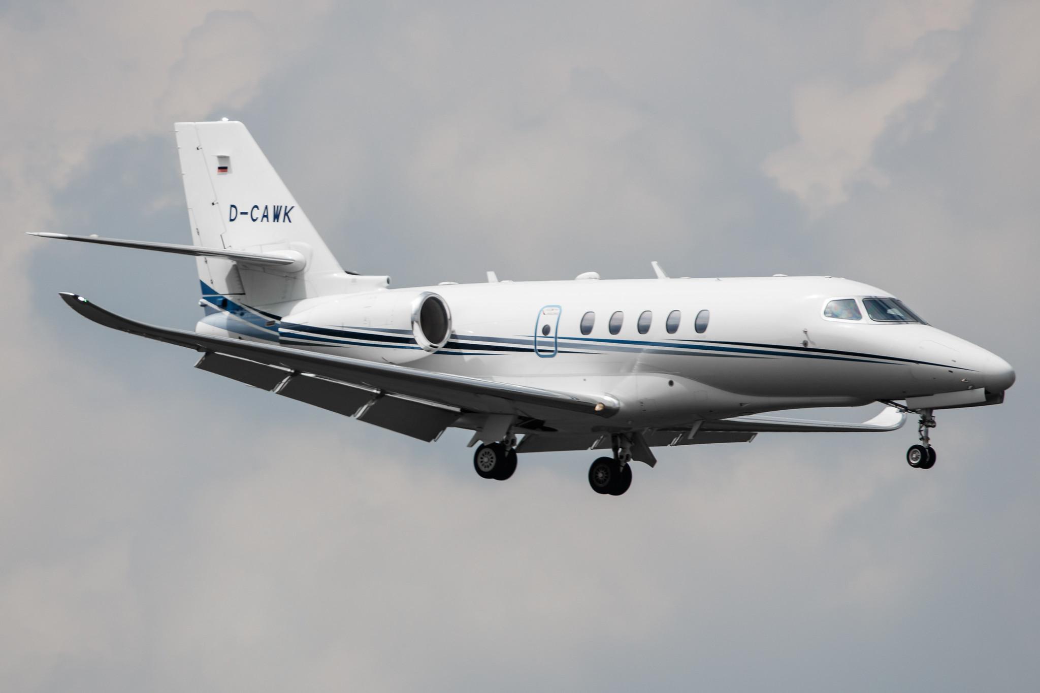 Hamburg Airport: Aerowest |  Cessna 680A Citation Latitude C68A | D-CAWK | MSN 680A-0107