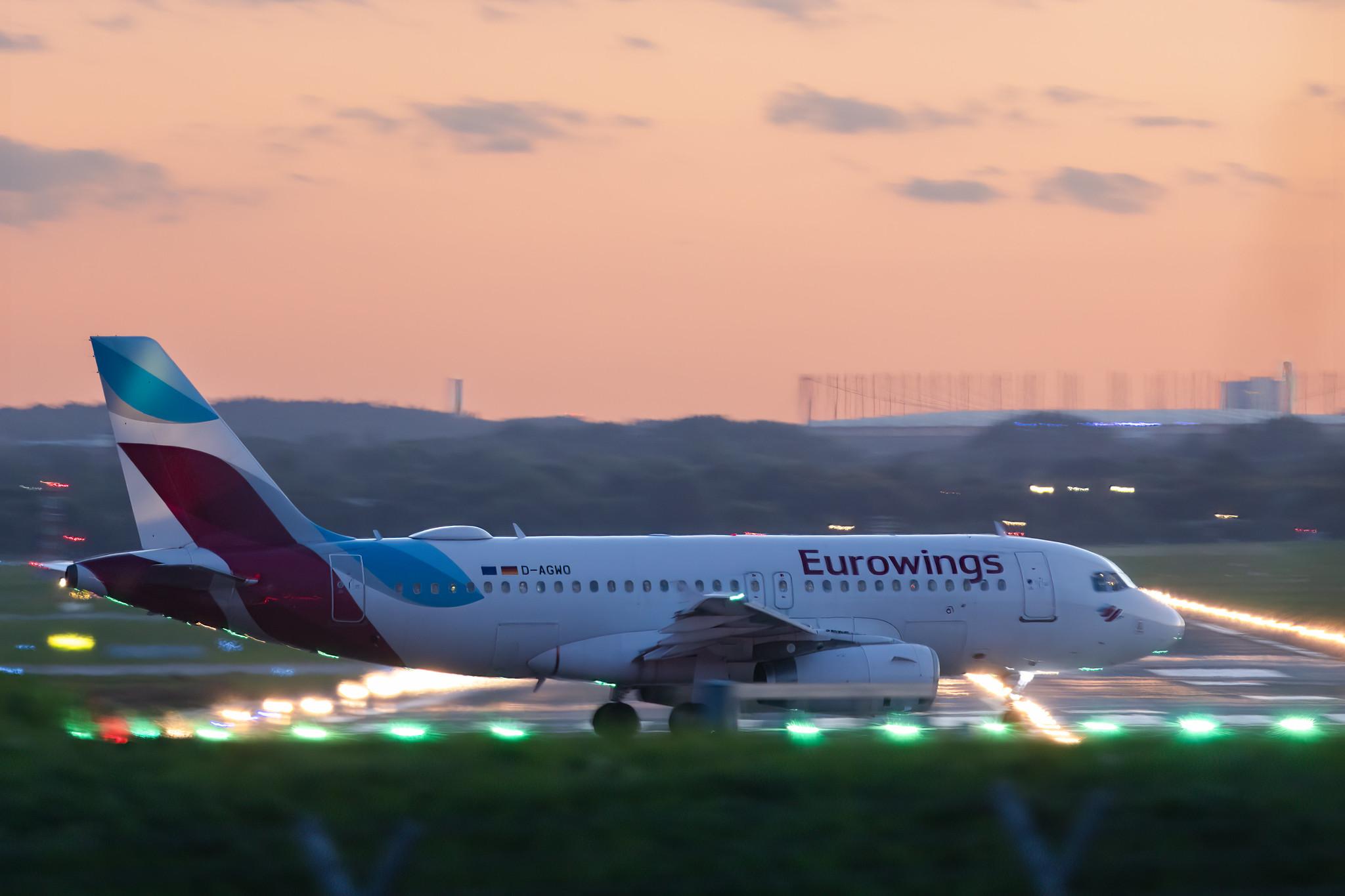 Hamburg Airport: Eurowings (EW / EWG) |  Airbus A319-132 A319 | D-AGWO | MSN 4166