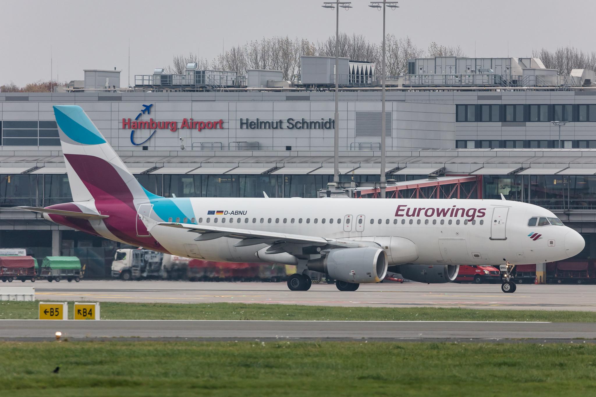 Hamburg Airport: Eurowings (EW / EWG) |  Airbus A320-214 A320 | D-ABNU | MSN 2591