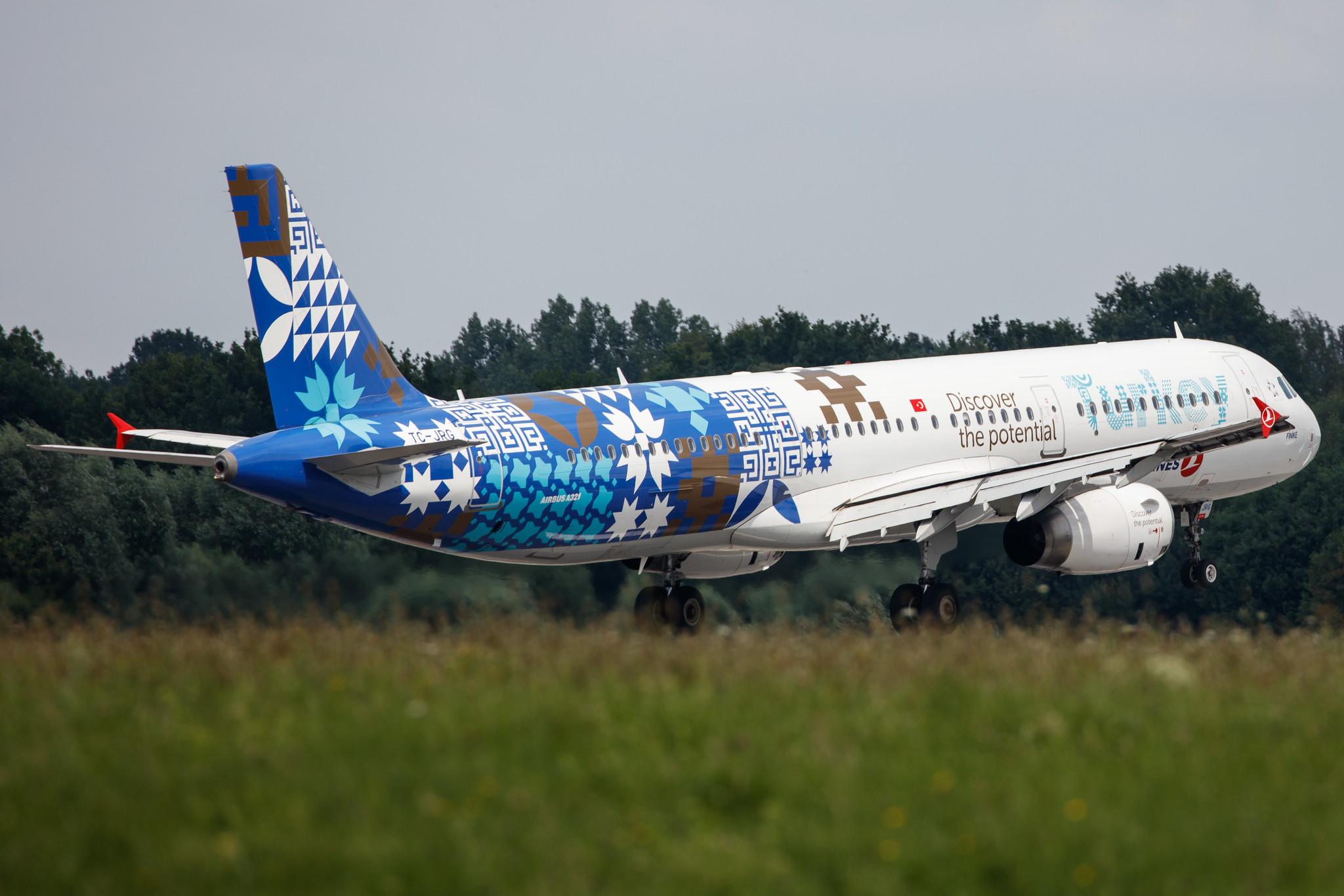 Hamburg Airport: Turkish Airlines (TK / THY) |  Livery: Discover the Potential Livery |  Airbus A321-231 A321 | TC-JRG | MSN 3283