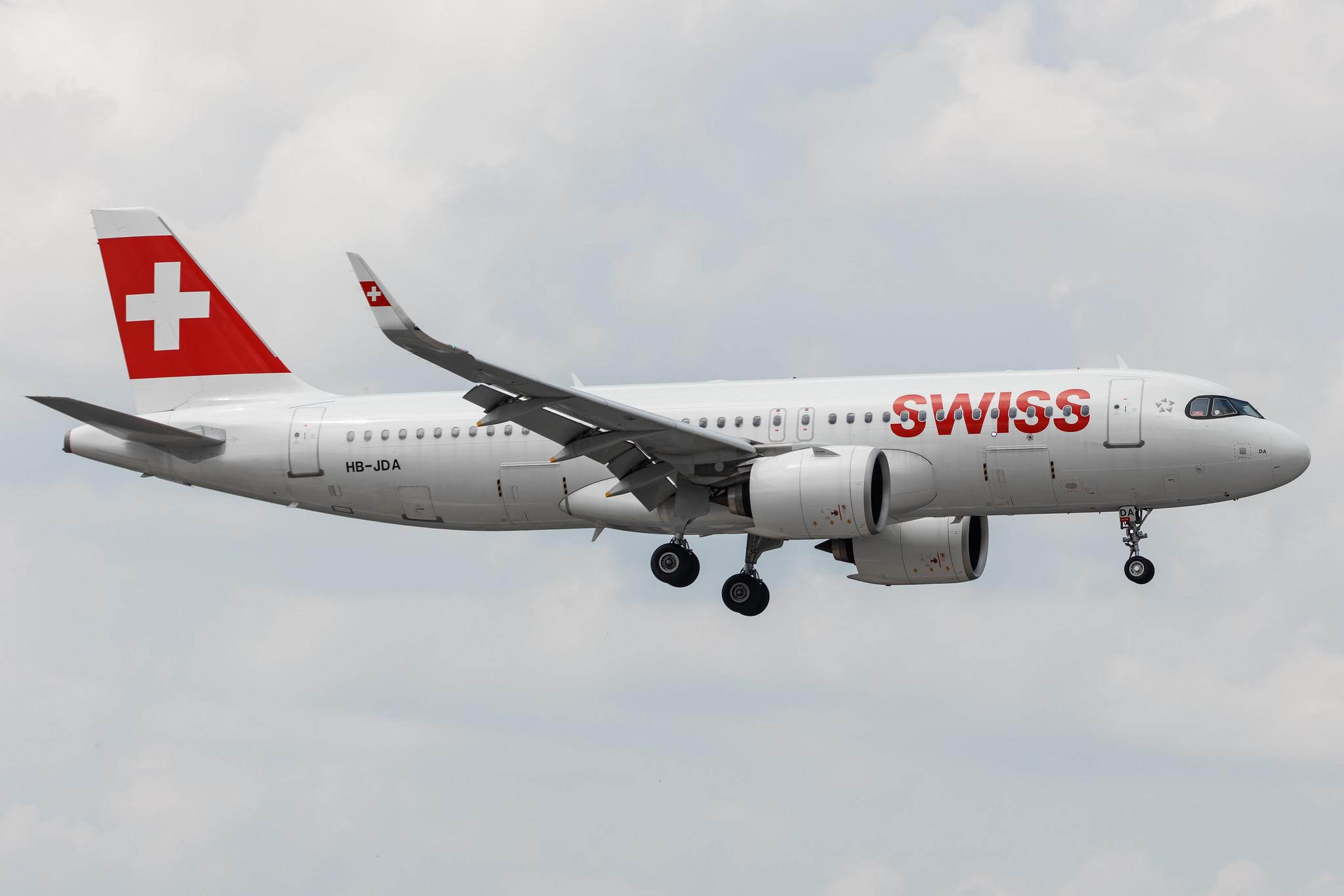 Hamburg Airport: Swiss (LX / SWR) |  Airbus A320-271N A20N | HB-JDA | MSN 9246