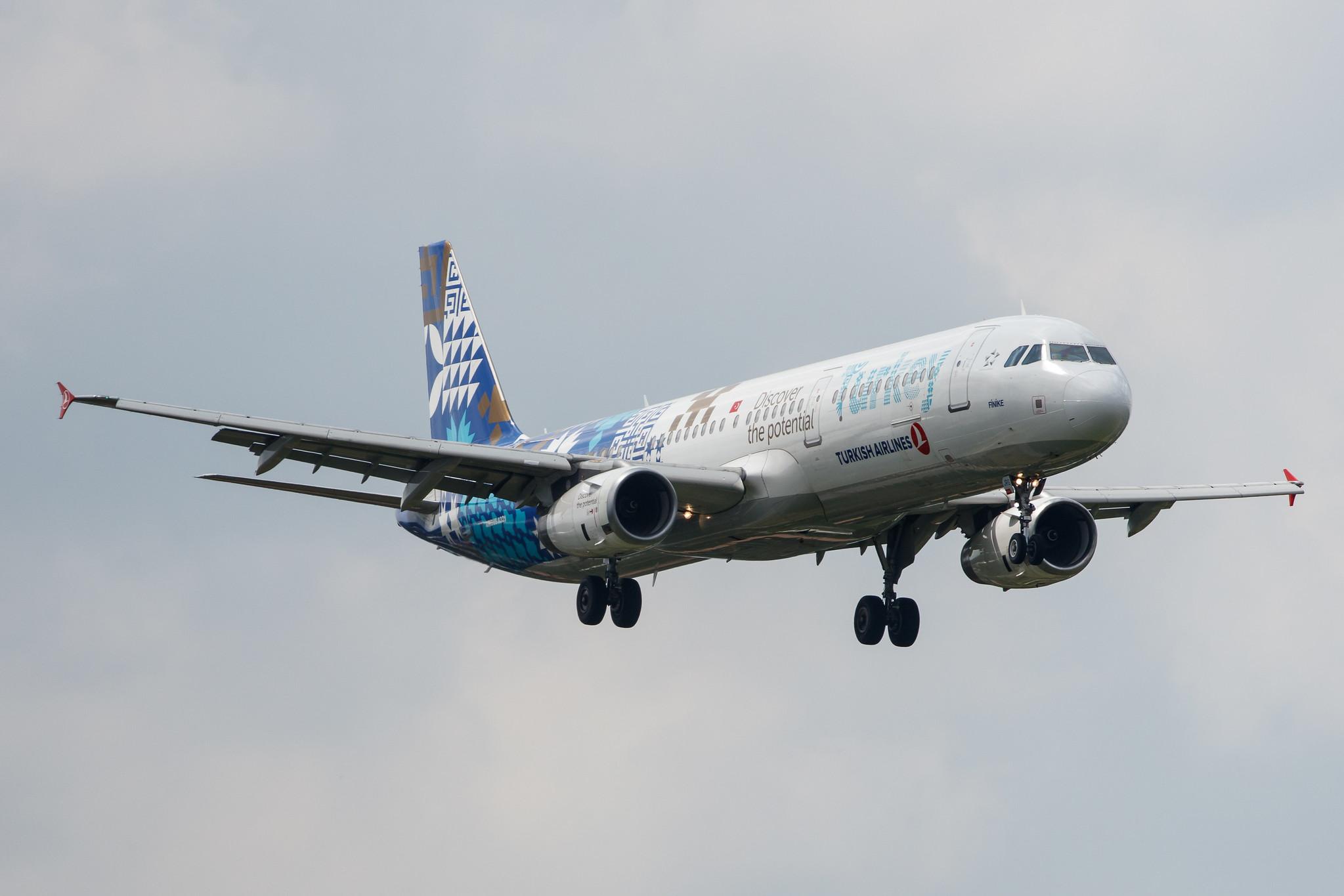 Hamburg Airport: Turkish Airlines (TK / THY) |  Livery: Discover the Potential Livery |  Airbus A321-231 A321 | TC-JRG | MSN 3283