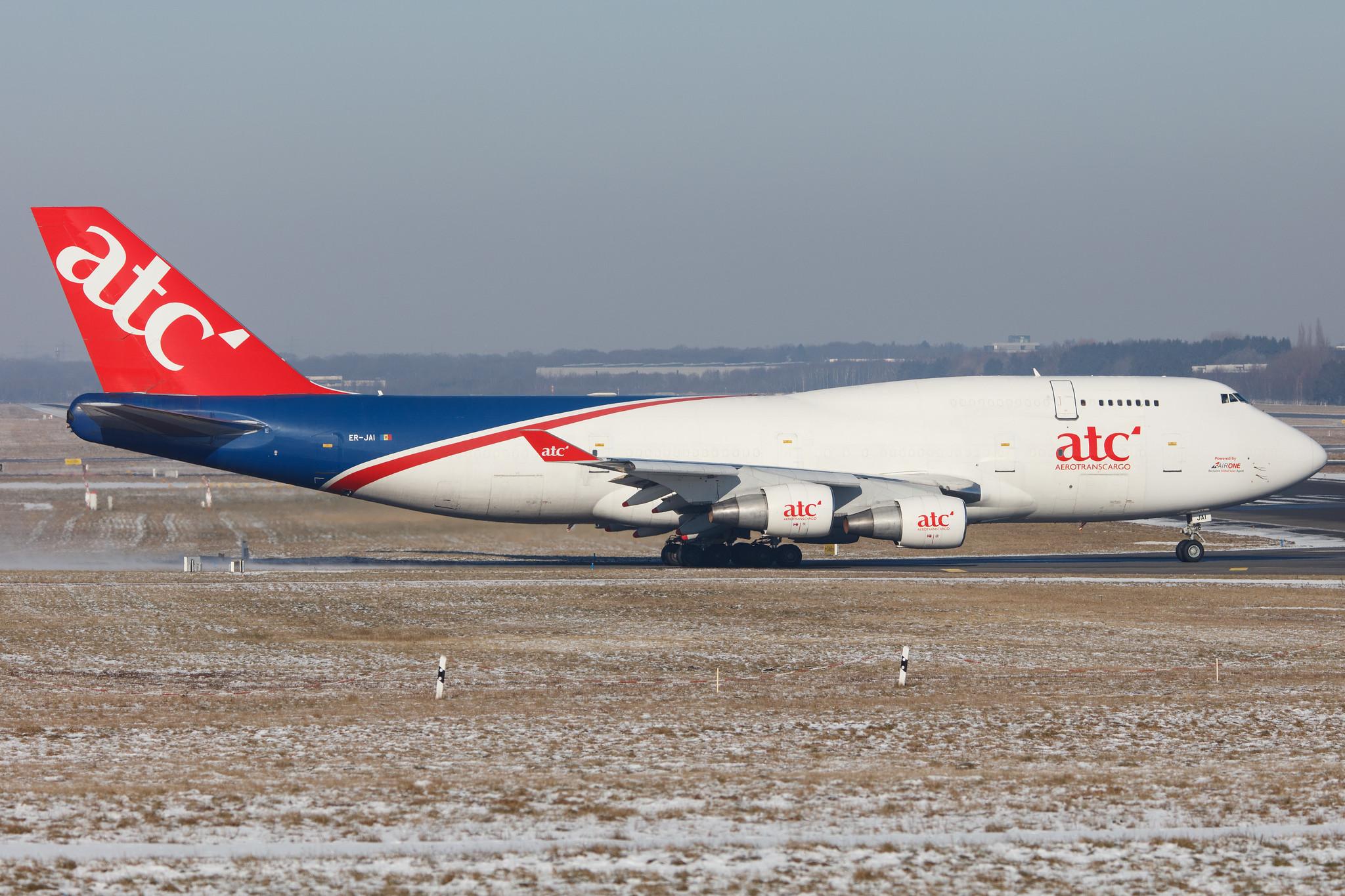 Hamburg Airport: Aerotranscargo (/ ATG) |  Boeing 747-412(BDSF) B744 | ER-JAI | MSN 26562