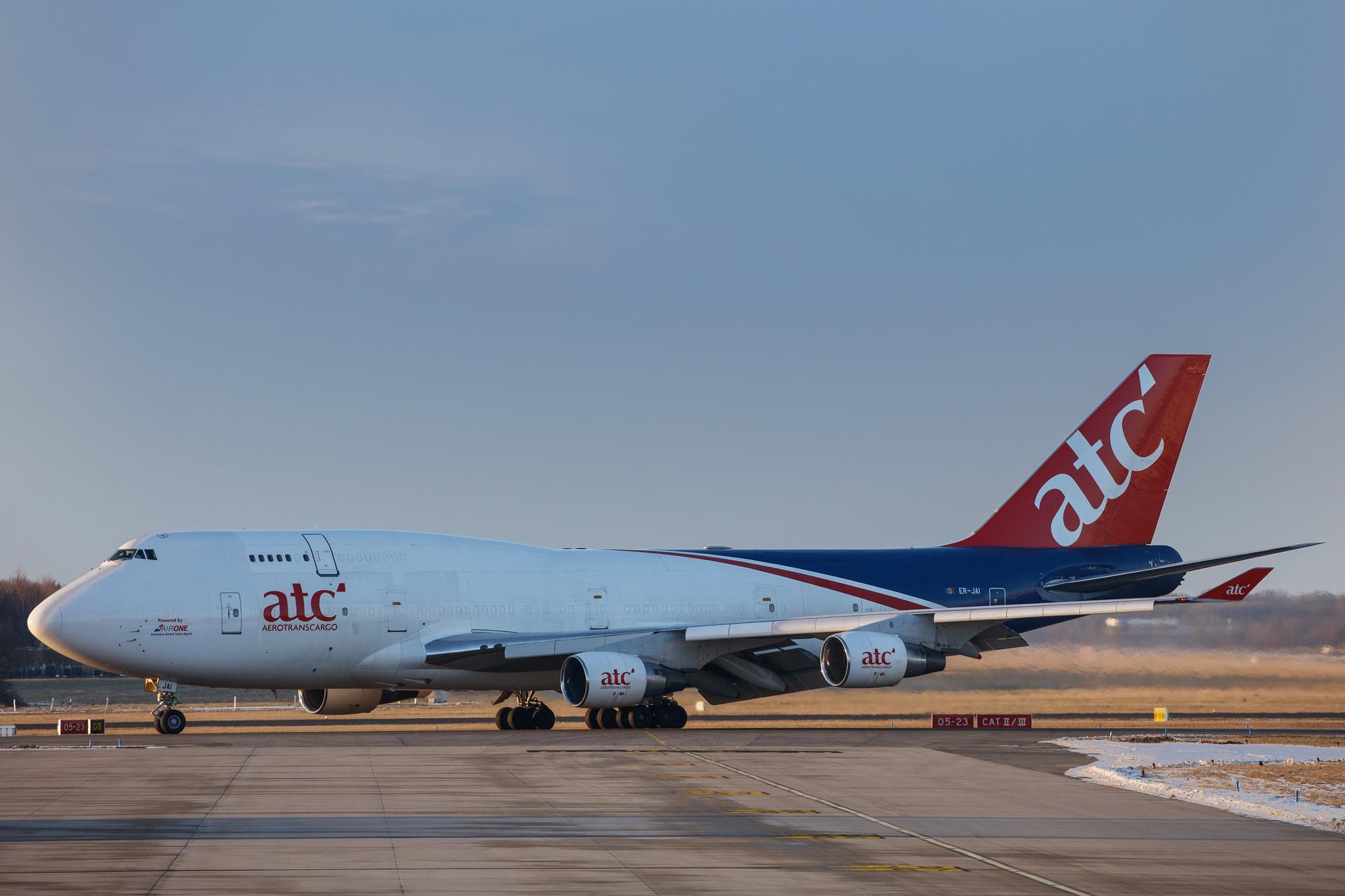 Hamburg Airport: Aerotranscargo (/ ATG) |  Boeing 747-412(BDSF) B744 | ER-JAI | MSN 26562