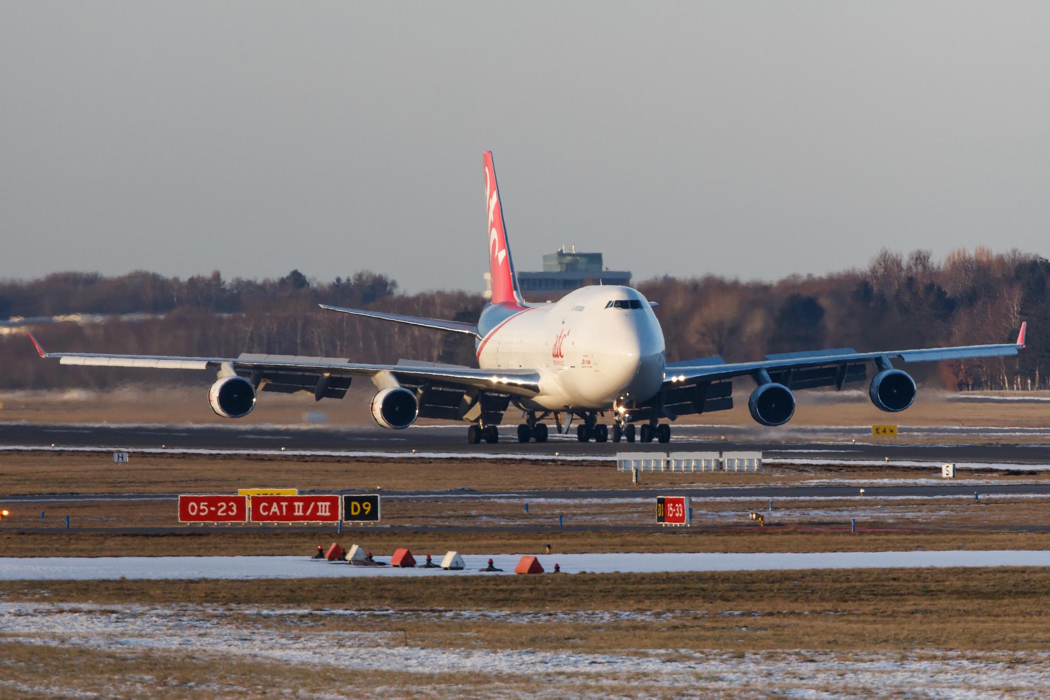 Hamburg Airport: Aerotranscargo (/ ATG) |  Boeing 747-412(BDSF) B744 | ER-JAI | MSN 26562