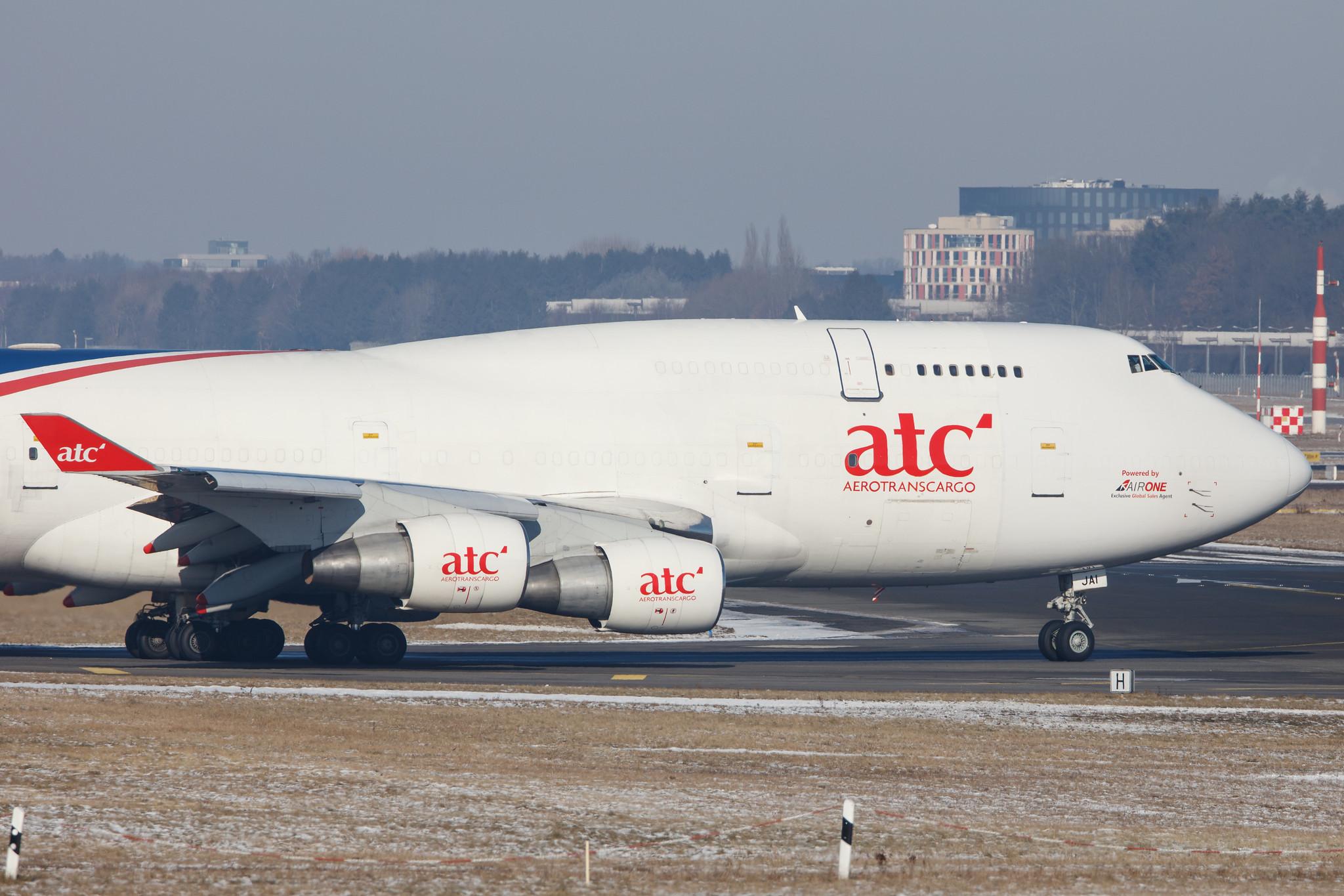 Hamburg Airport: Aerotranscargo (/ ATG) |  Boeing 747-412(BDSF) B744 | ER-JAI | MSN 26562