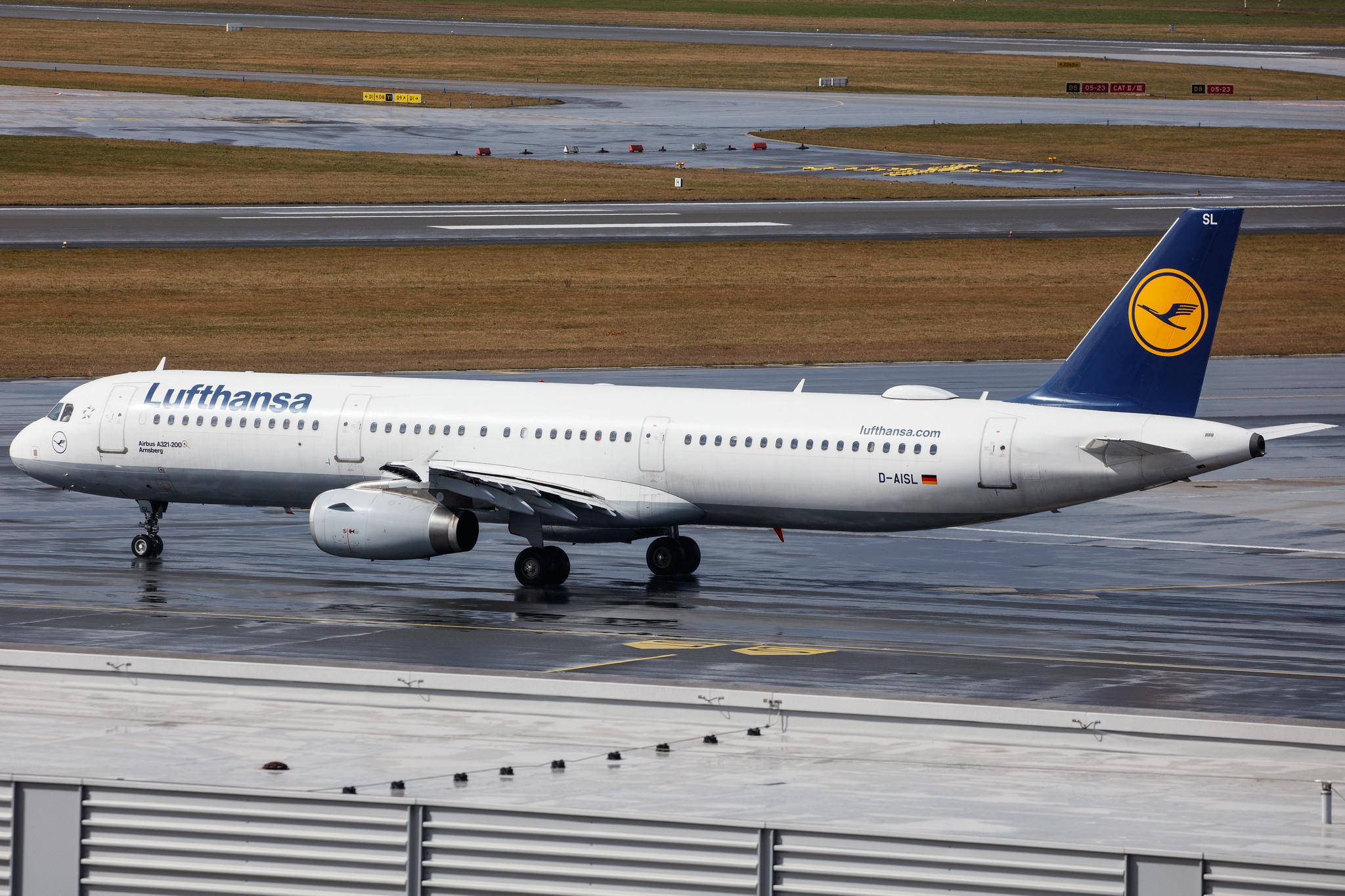 Hamburg Airport: Lufthansa (LH / DLH) |  Airbus A321-231 A321 | D-AISL | MSN 3434