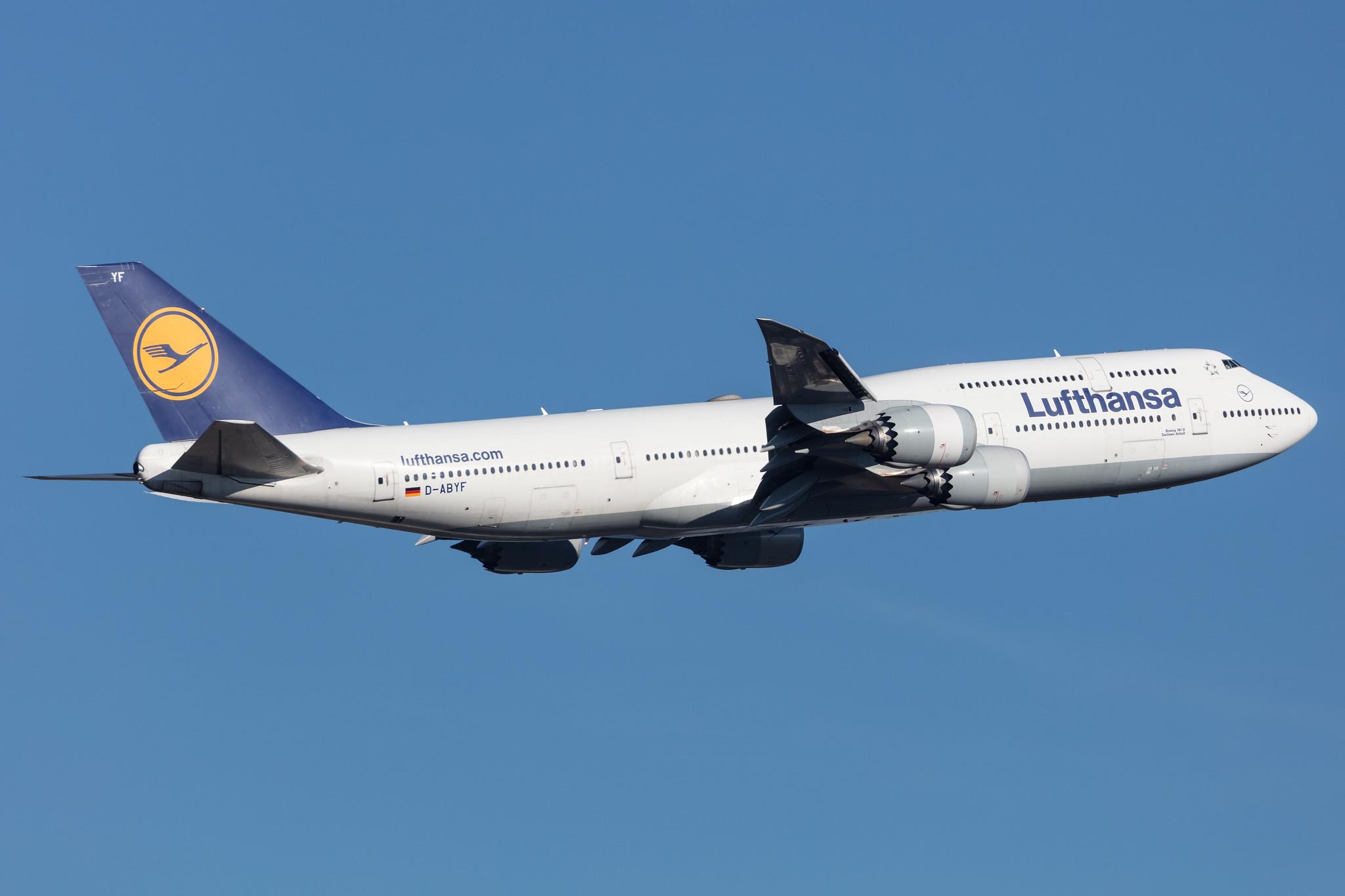 Frankfurt Airport: Lufthansa (LH / DLH) |  Boeing 747-830 B748 | D-ABYF | MSN 37830