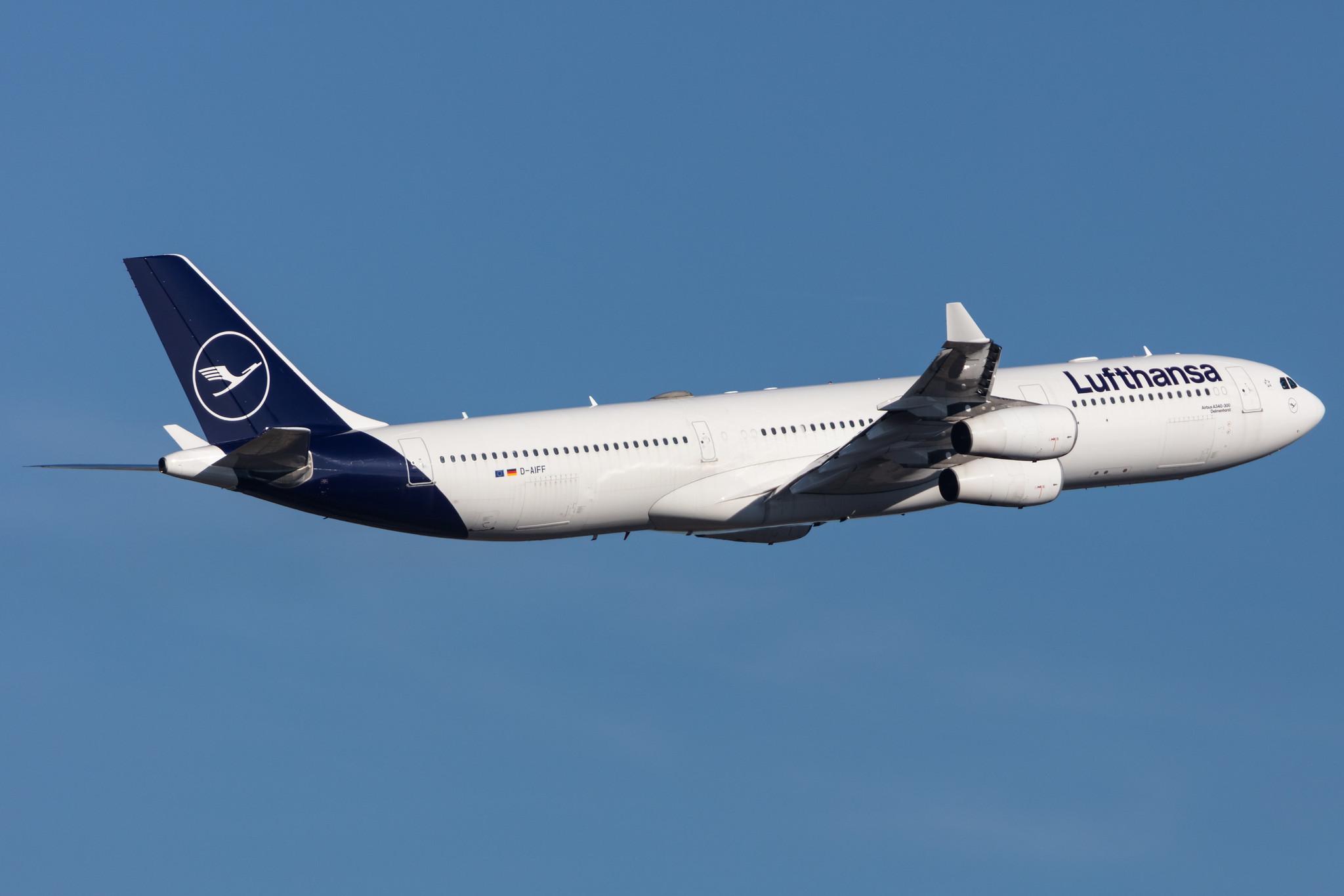 Frankfurt Airport: Lufthansa (LH / DLH) |  Airbus A340-313 A343 | D-AIFF | MSN 0447