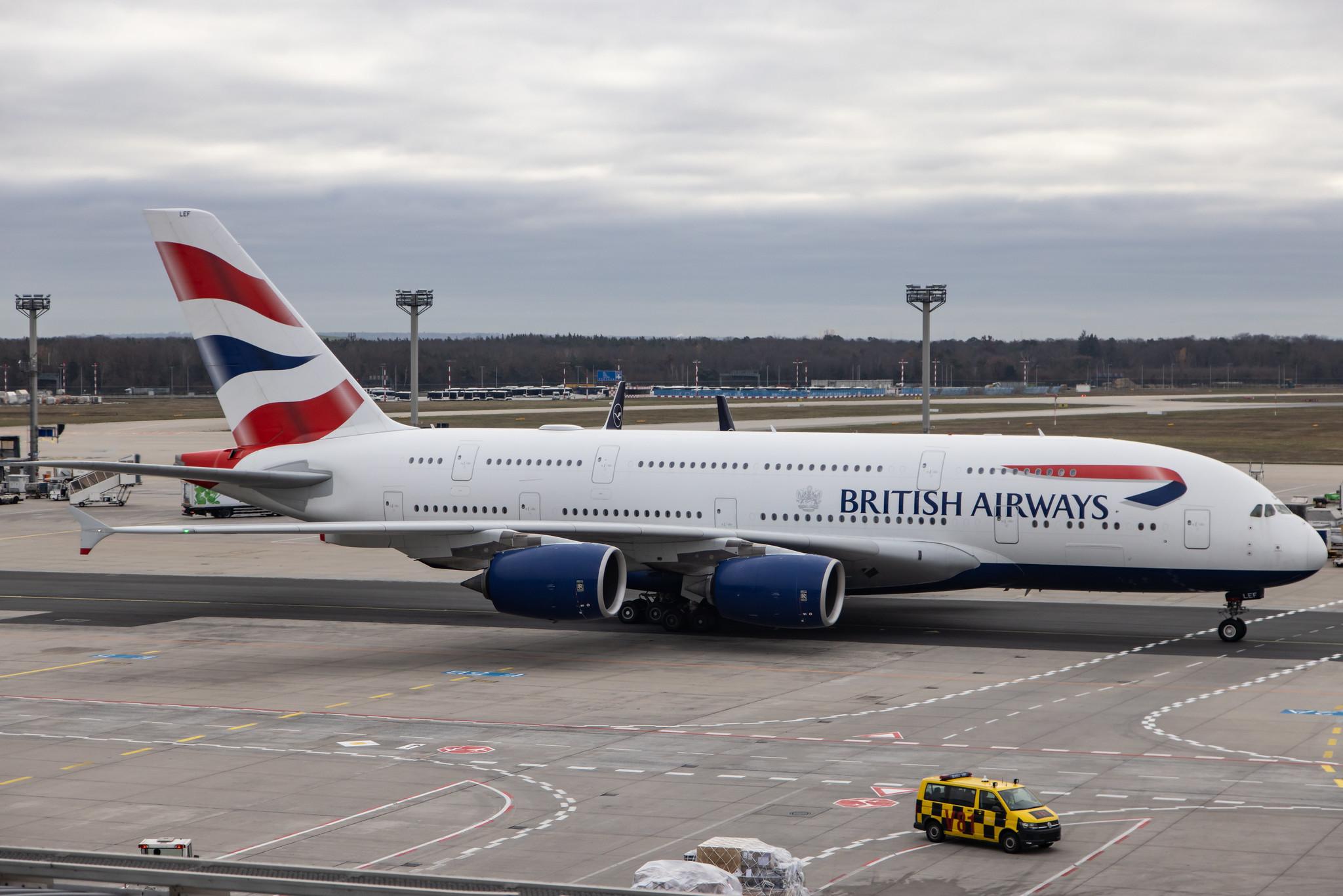 Frankfurt Airport: British Airways (BA / BAW) |  Airbus A380-841 A388 | G-XLEF | MSN 151