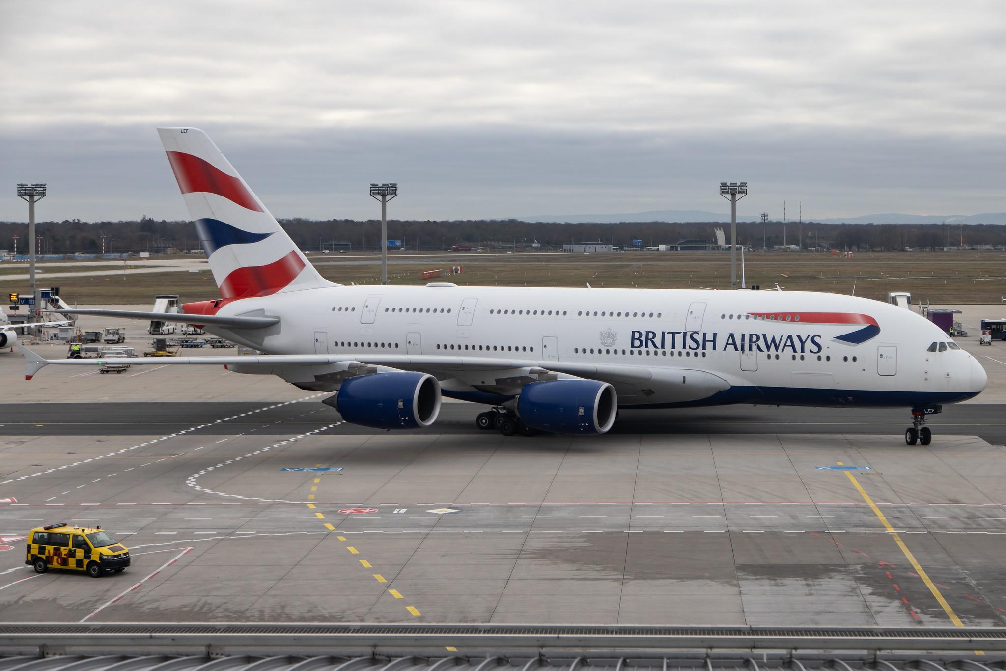 Frankfurt Airport: British Airways (BA / BAW) |  Airbus A380-841 A388 | G-XLEF | MSN 151
