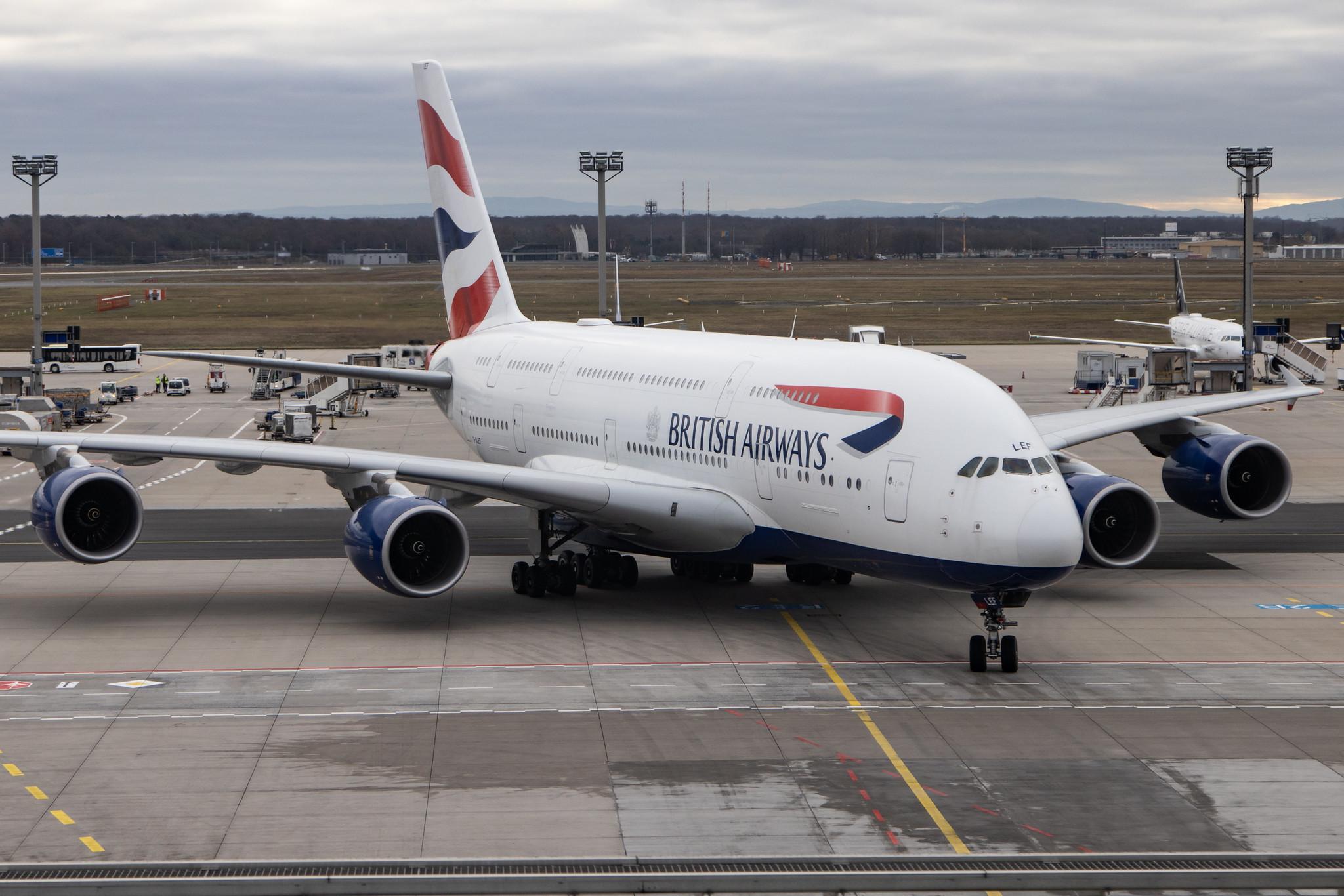 Frankfurt Airport: British Airways (BA / BAW) |  Airbus A380-841 A388 | G-XLEF | MSN 151
