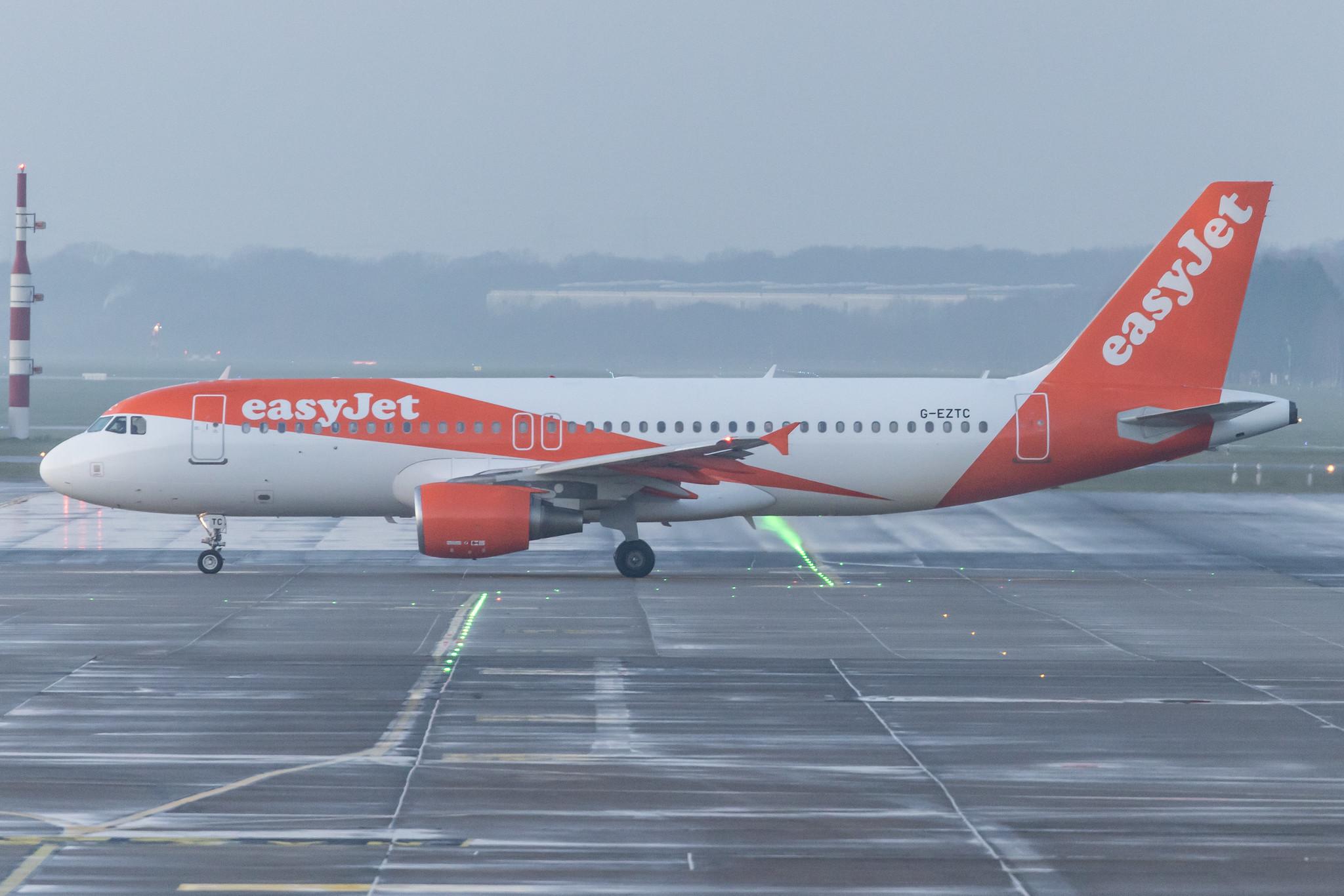 Hamburg Airport: easyJet (U2 / EZY) |  Airbus A320-214 A320 | G-EZTC | MSN 3871