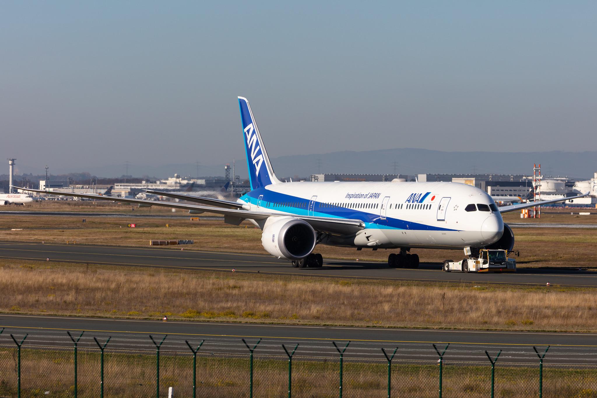 Frankfurt Airport: All Nippon Airways (NH / ANA) | Operator: Air Japan |  Boeing 787-9 Dreamliner B789 | JA928A | MSN 61529