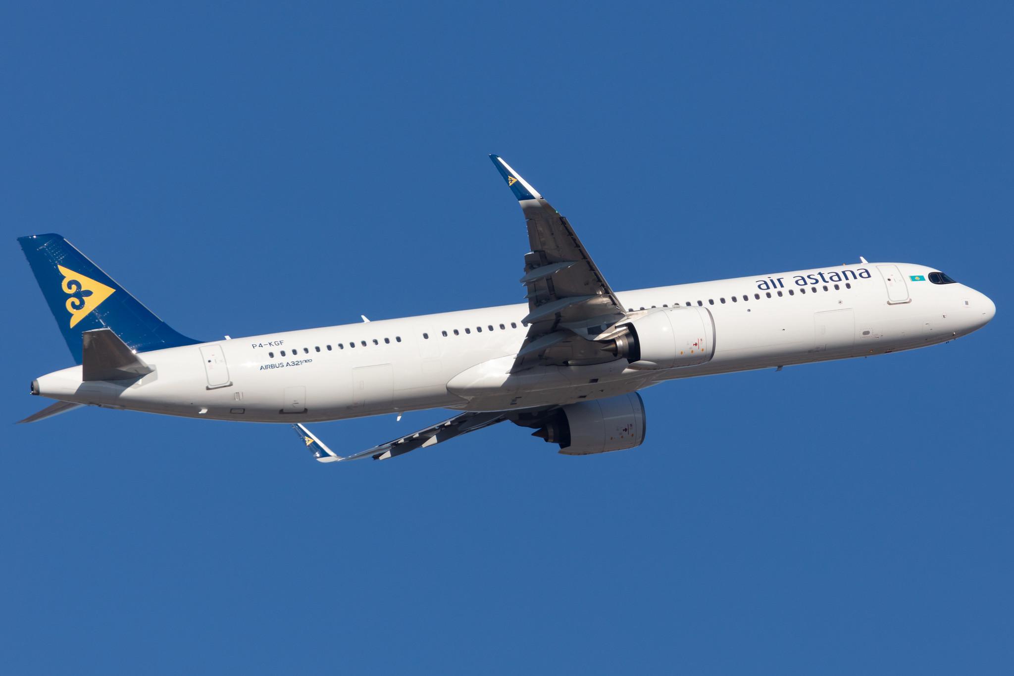 Frankfurt Airport: Air Astana (KC / KZR) |  Airbus A321-271NX A21N | P4-KGF | MSN 10427