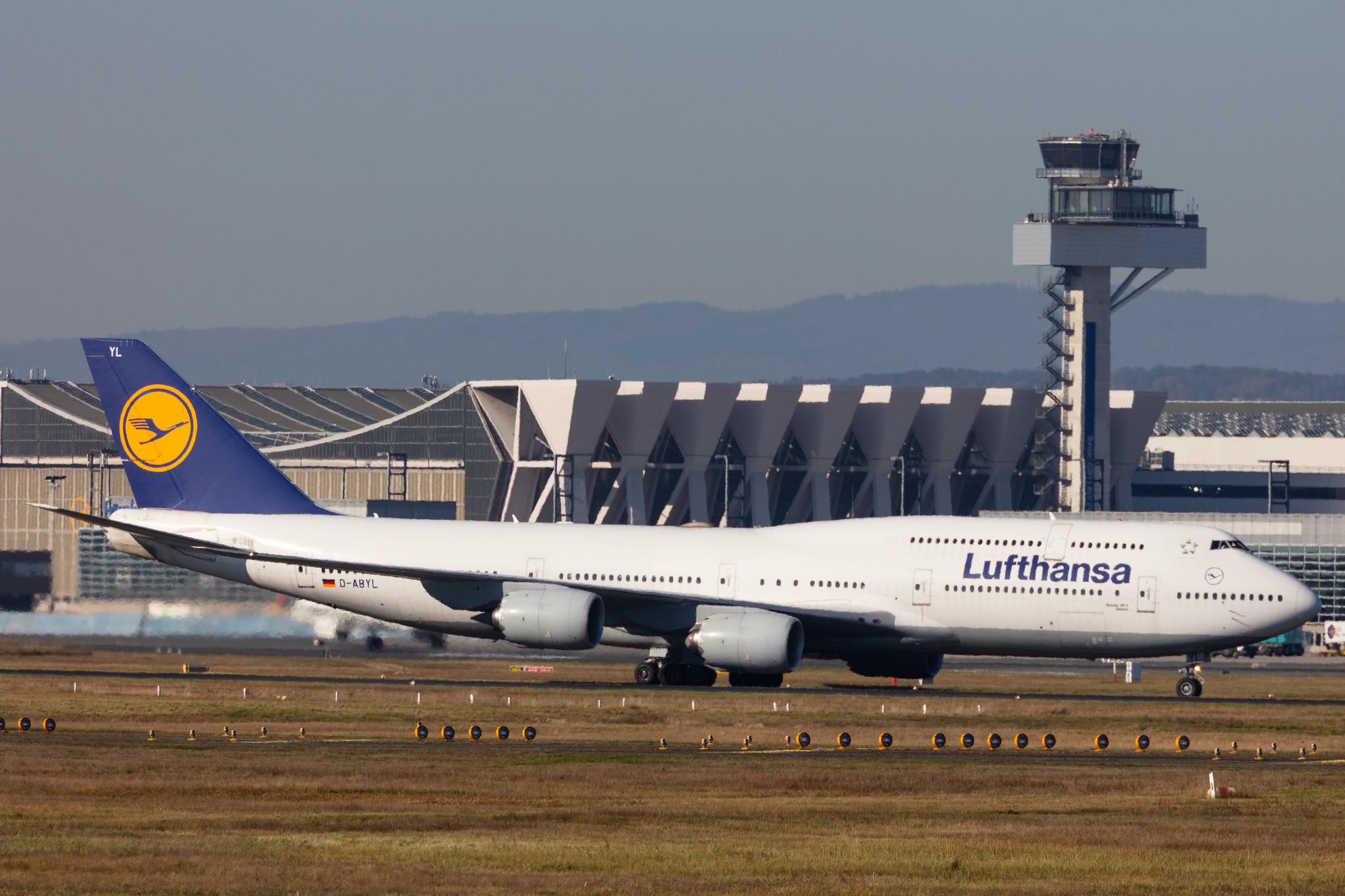 Frankfurt Airport: Lufthansa (LH / DLH) |  Boeing 747-830 B748 | D-ABYH | MSN 37832