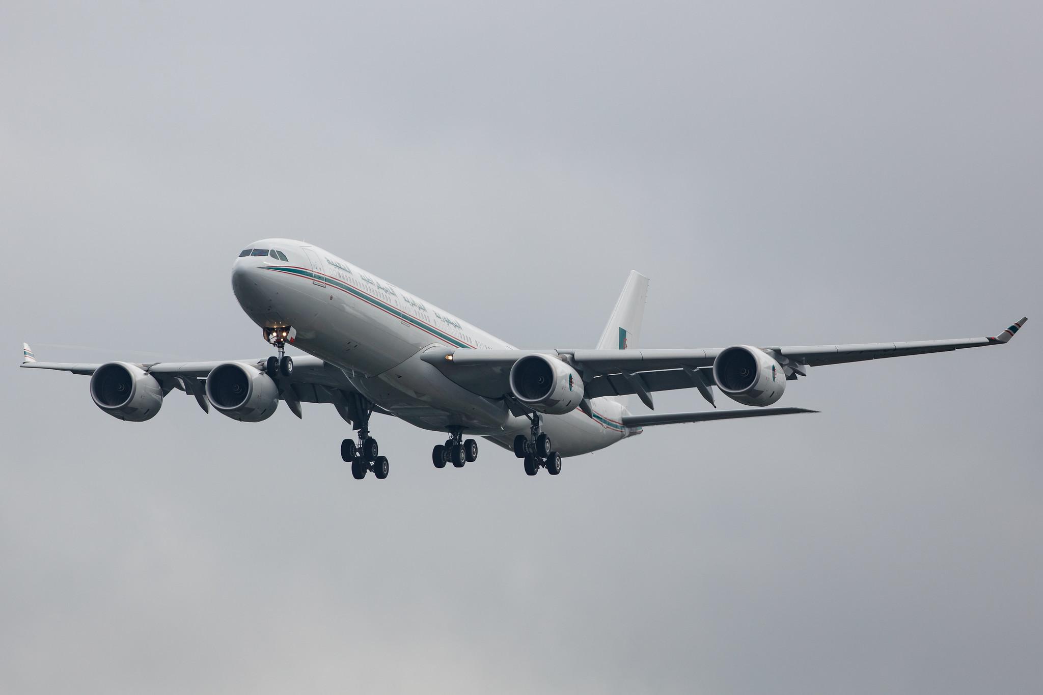 Hamburg Airport: Algerian Government |  Airbus A340-541 A345 | 7T-VPP | MSN 0917