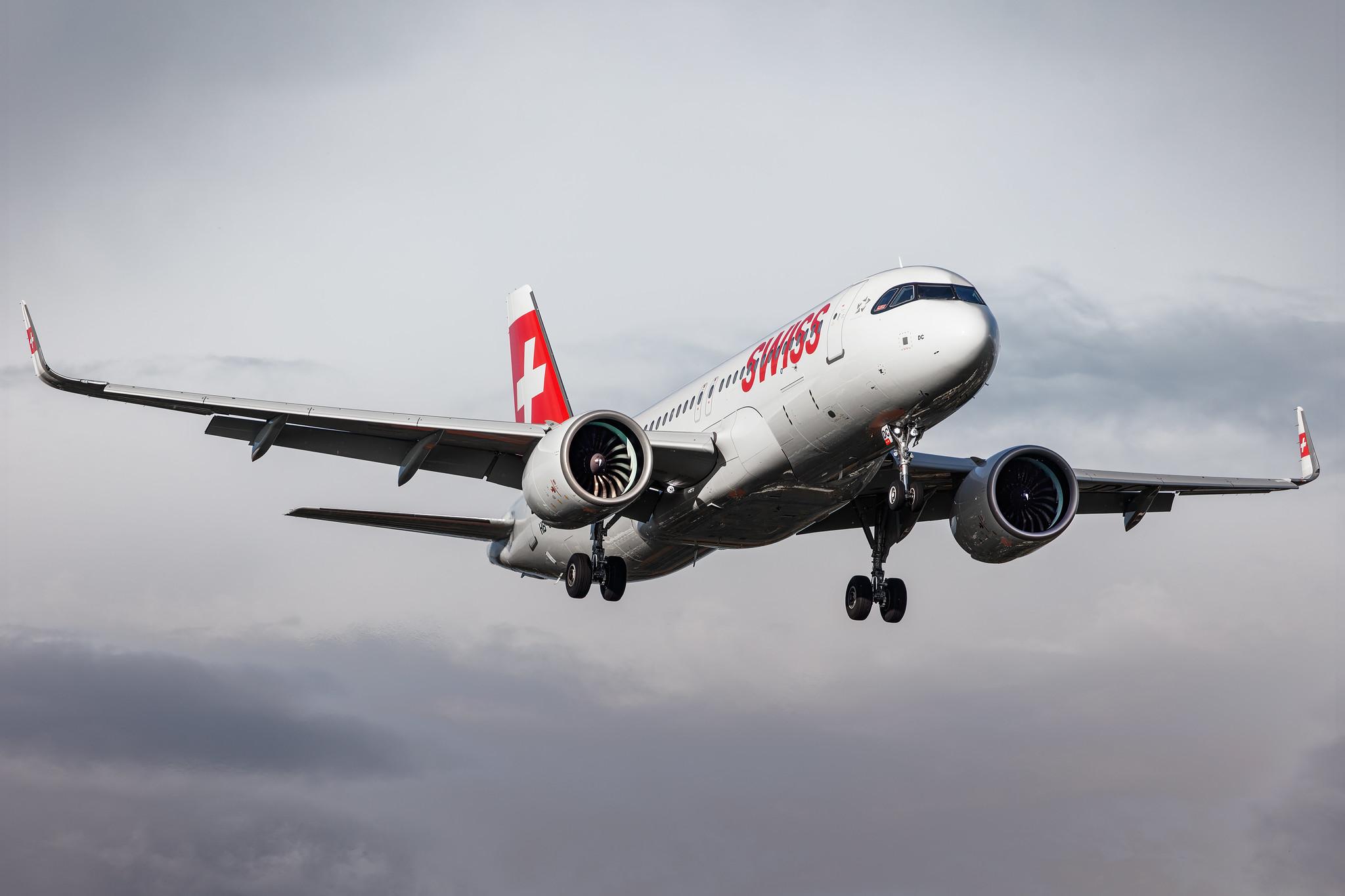 Hamburg Airport: Swiss (LX / SWR) |  Airbus A320-271N A20N | HB-JDC | MSN 10242