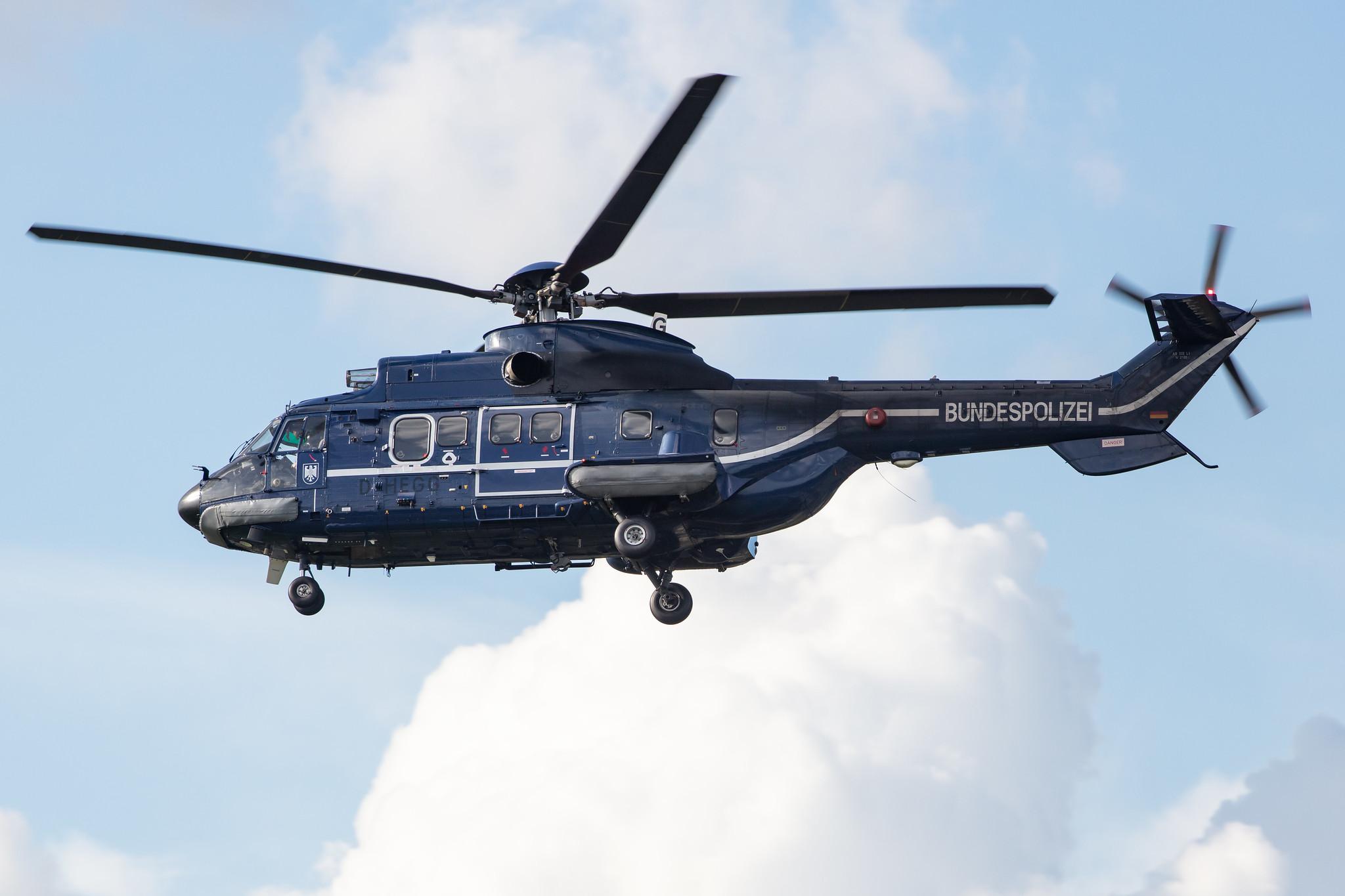 Hamburg Airport: Bundespolizei |  Airbus Helicopters H215 AS32 | D-HEGG | MSN 2101