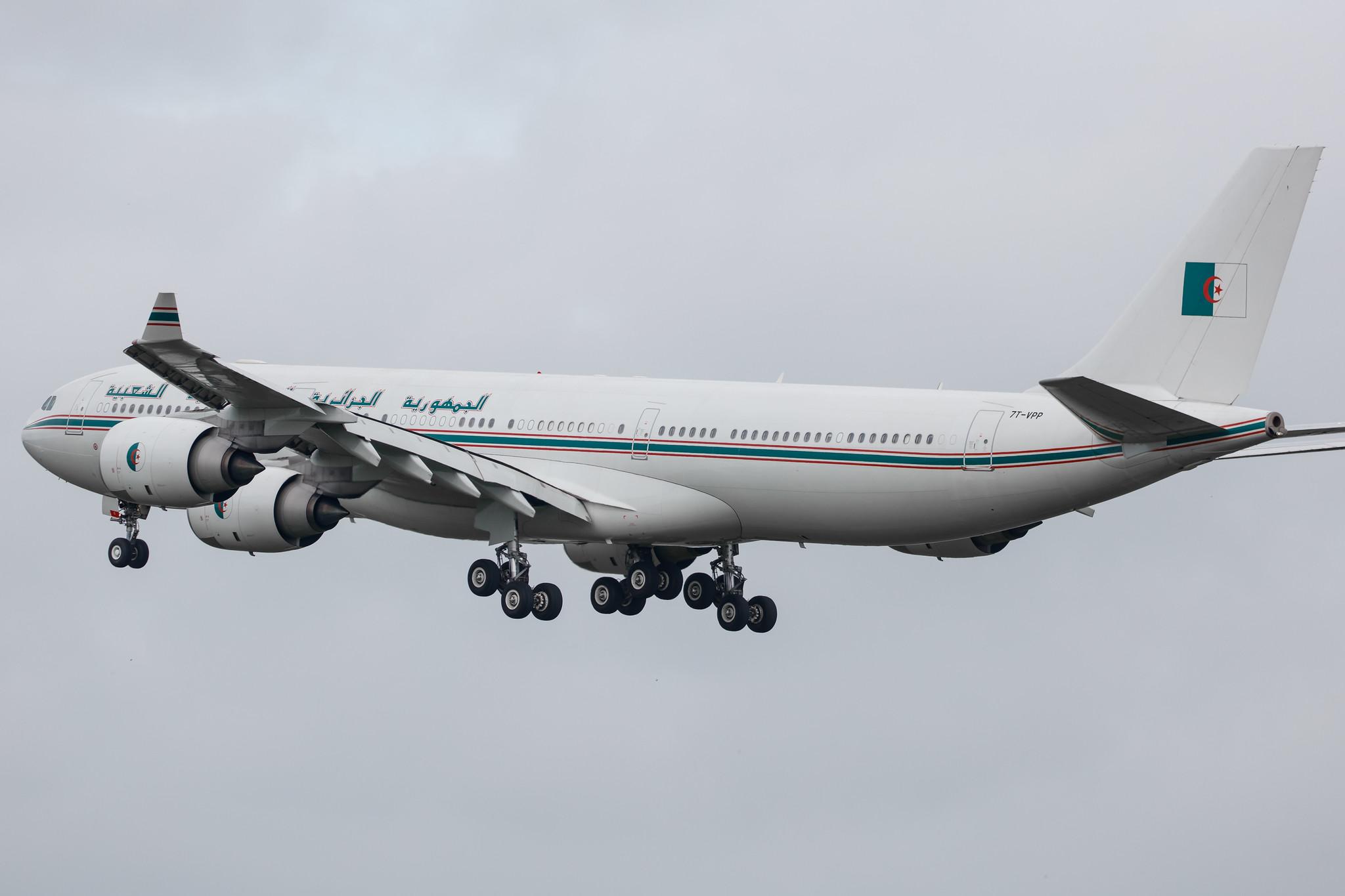 Hamburg Airport: Algerian Government |  Airbus A340-541 A345 | 7T-VPP | MSN 0917